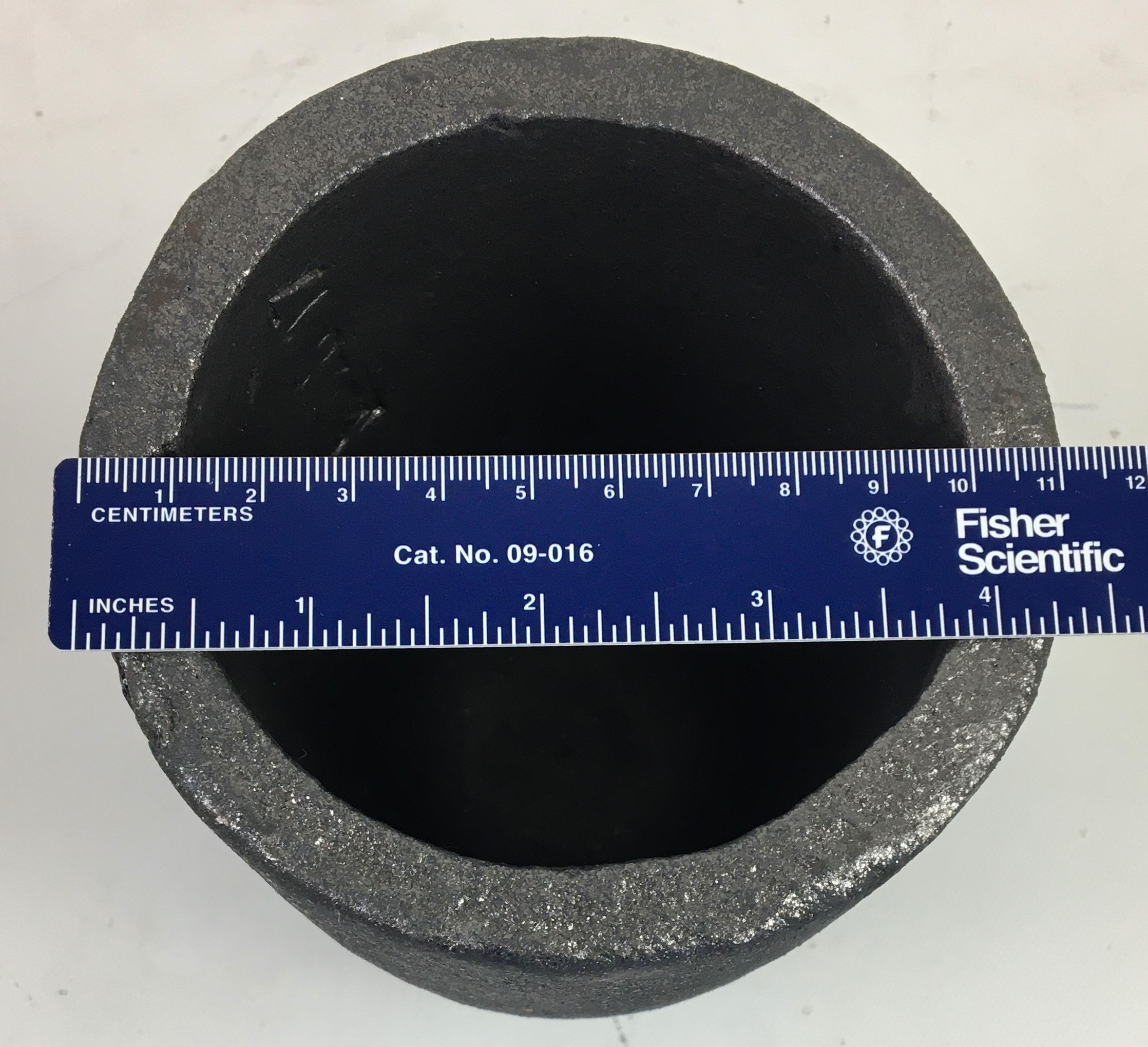 Used Clay Graphite High-Form Crucible - 680mL