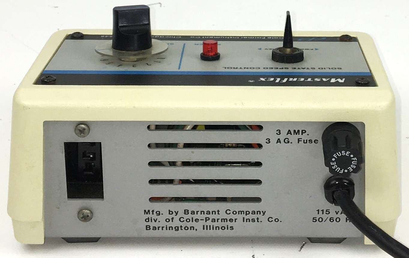 Used Cole-Parmer Masterflex 7593-00 Peristaltic Pump with Speed Controller