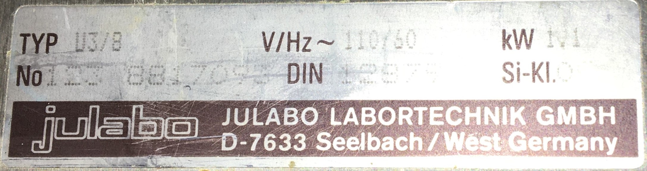 Used Julabo U3/8 Bath Circulator with Haake 5P Bath