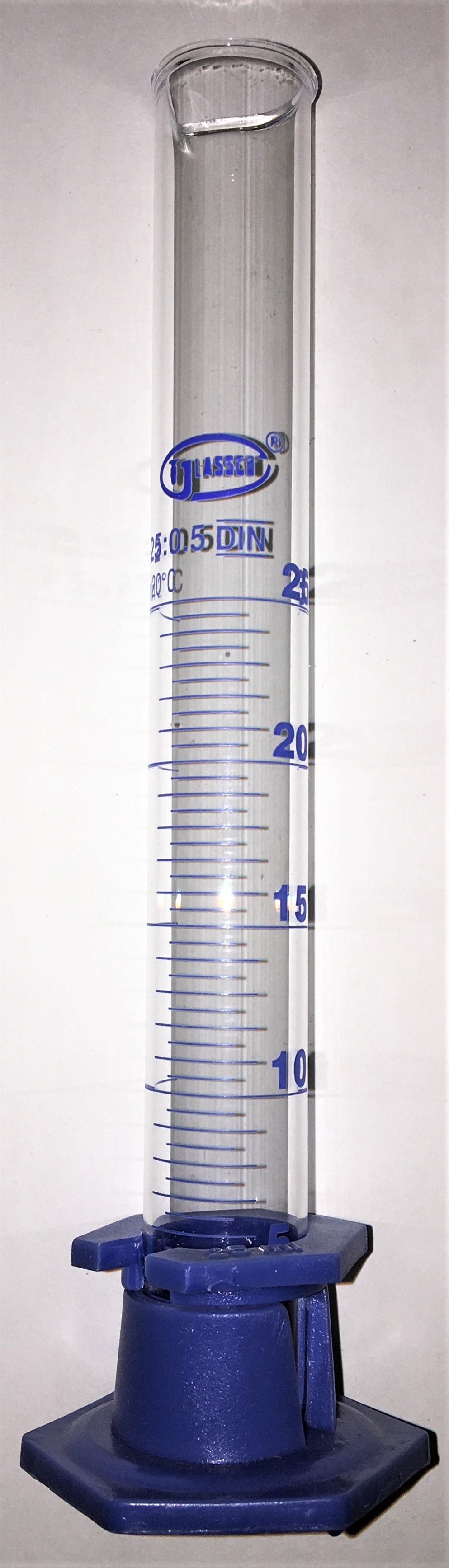 New 25mL Graduated Cylinder - Assorted Brands