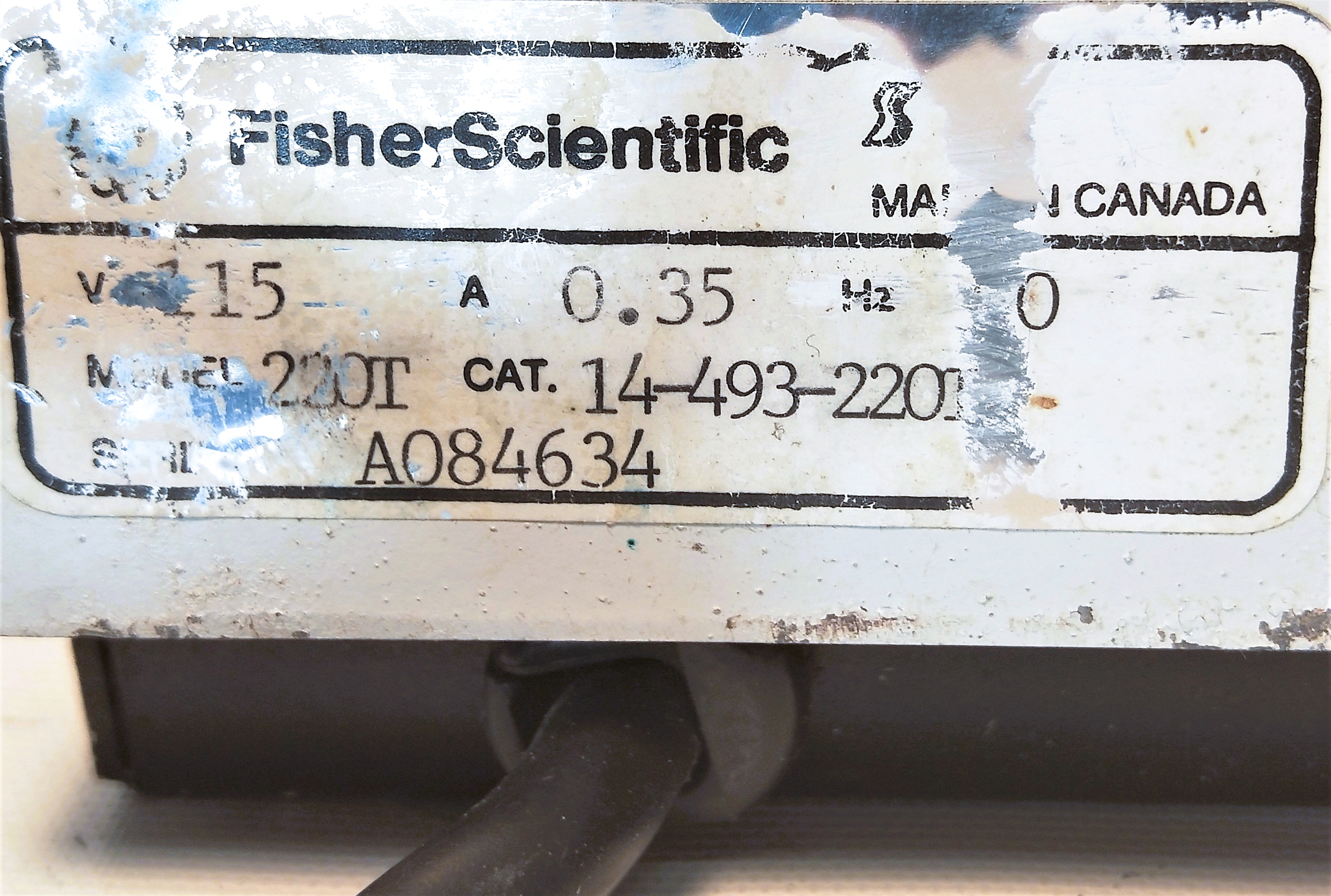 Used Fisher Thermix 220T Magnetic Stirrer (7" x 7" Plate)