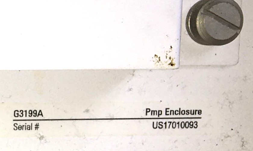 Used Agilent G3199A Quiet Cover for GC-MS Rough Pump