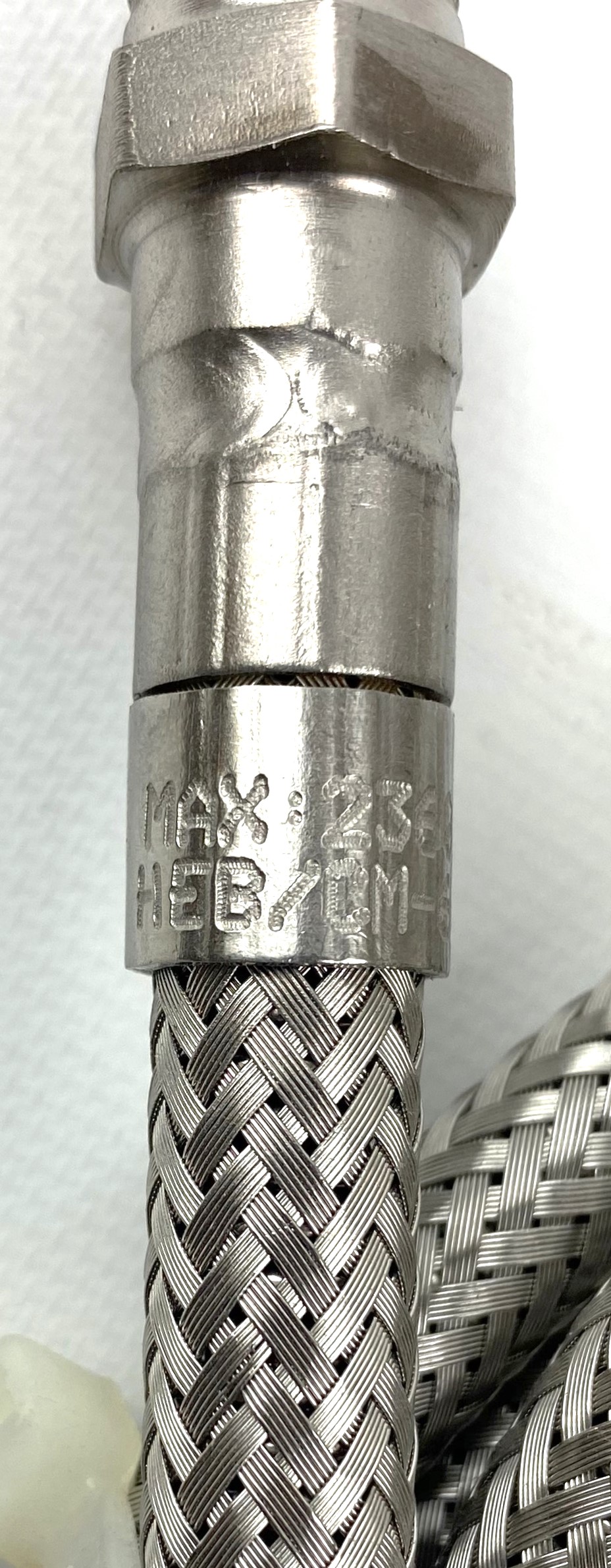 New Open Box Swagelok FX Series Double-Braided High Pressure Metal Hose