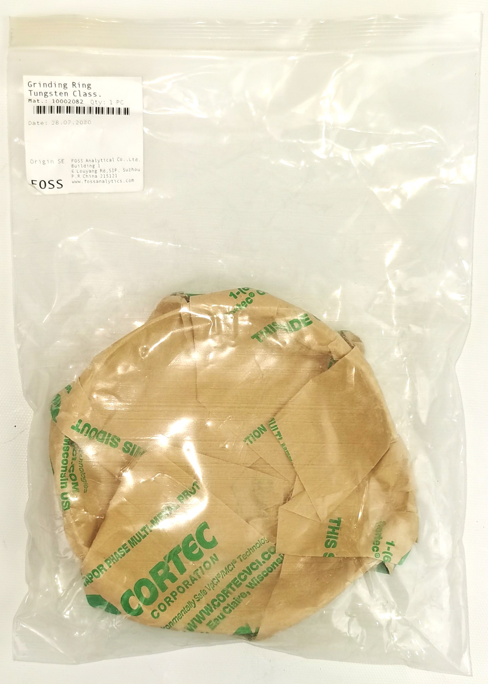 New Open Box Foss 10002082 Tungsten Class Grinding Ring