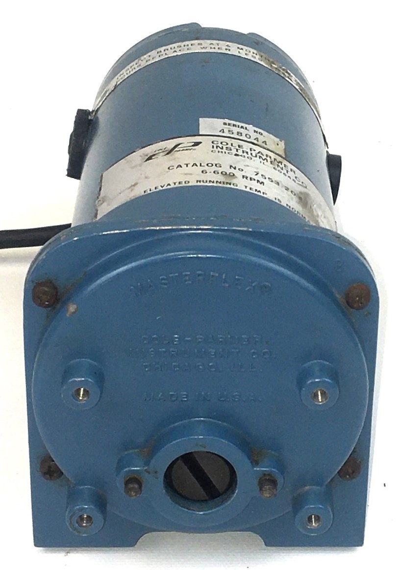 Used Cole-Parmer Masterflex 7553-20 Pump Drive with Solid State Speed Control (6-600rpm)