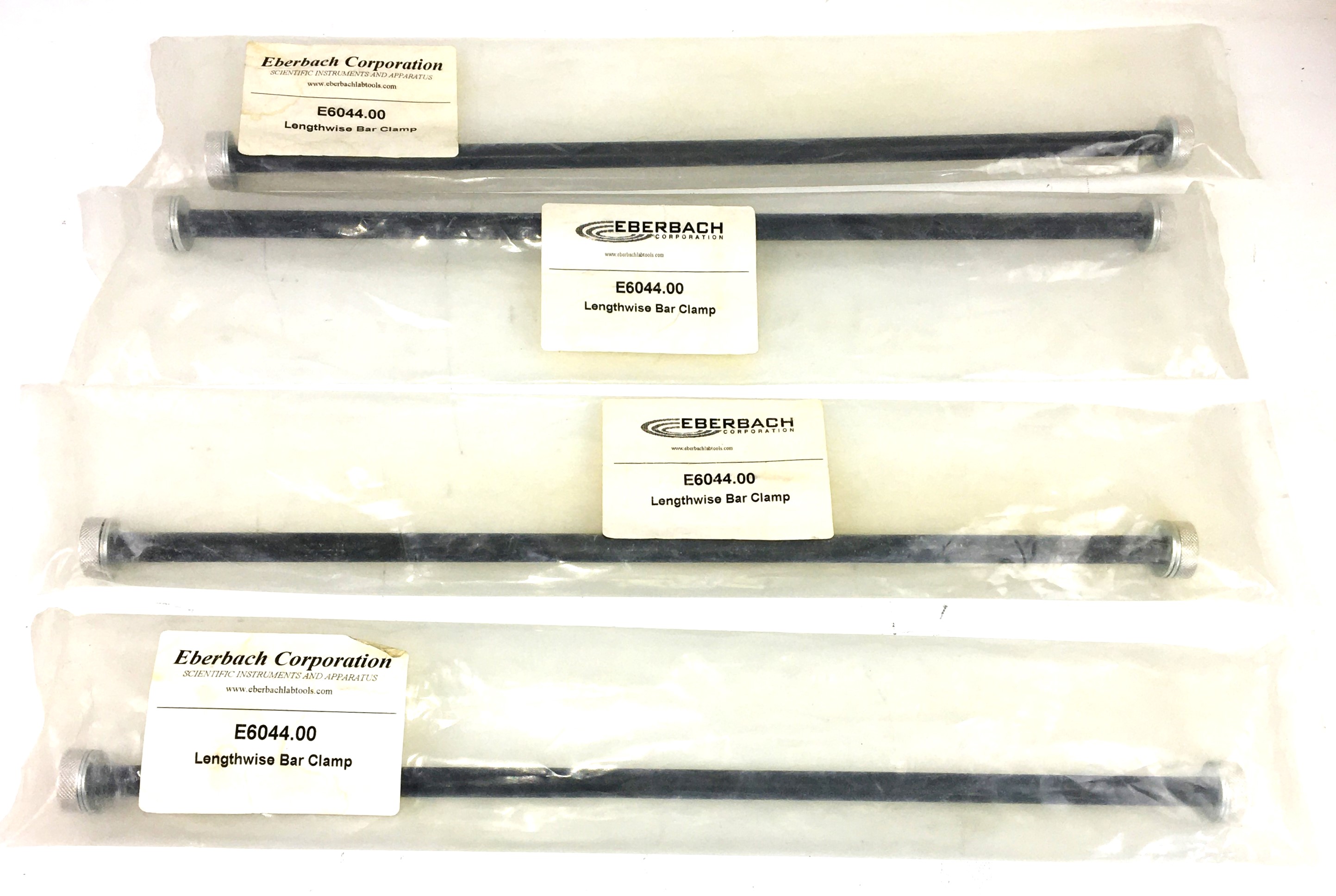 New Eberbach E6044.00 Lengthwise Bar Clamps for Shaker - 19" Long