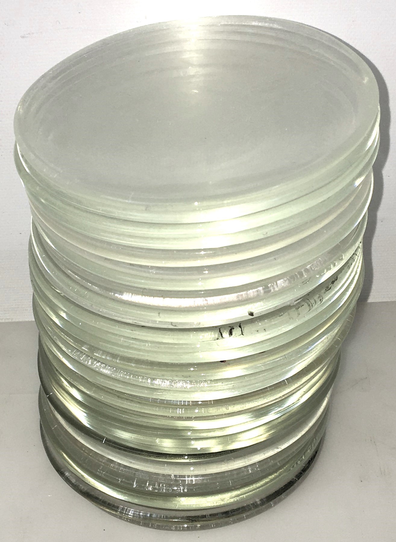 Used Plain Watch Glass / Beaker Cover - Assorted Sizes (Pack of 24)