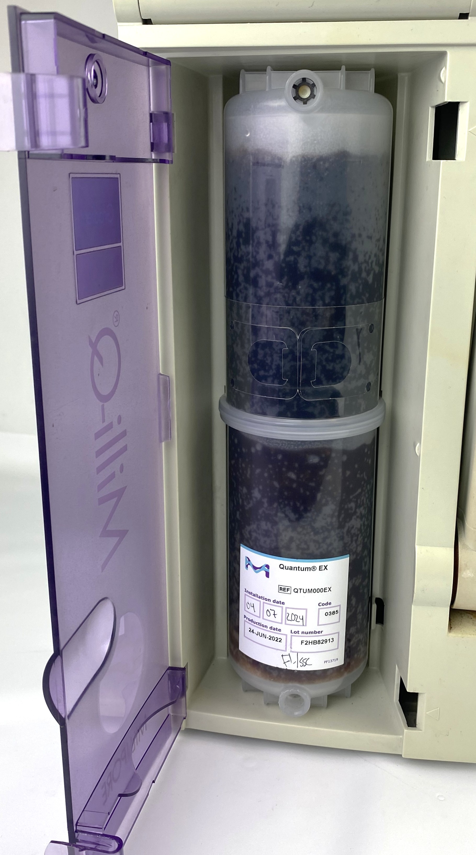 Used Millipore Milli-Q Gradient A10 Water Purifier with Q-Pod Dispenser