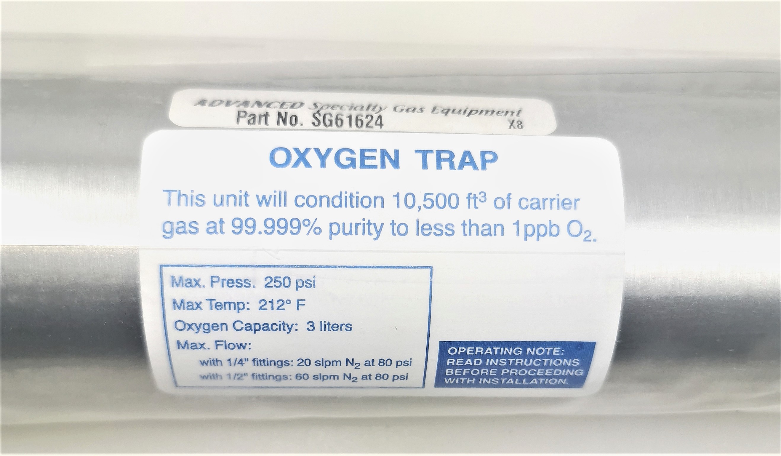 New Advanced Specialty SG61624 Big Oxygen Trap