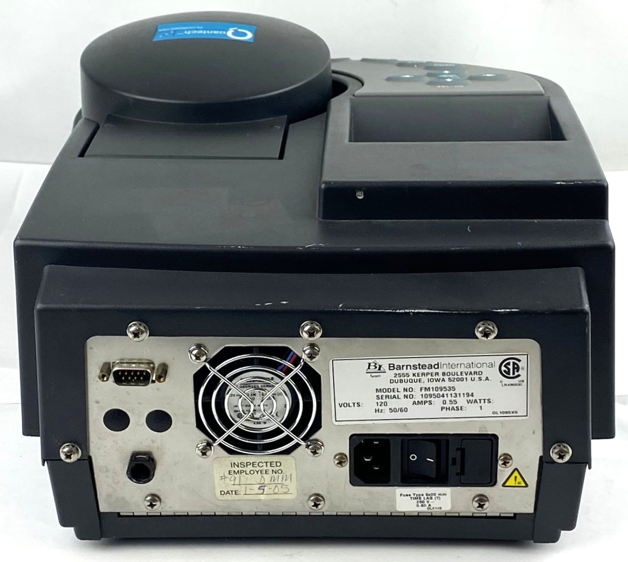 Used Barnstead Turner Quantech FM109535 Digital Fluorometer