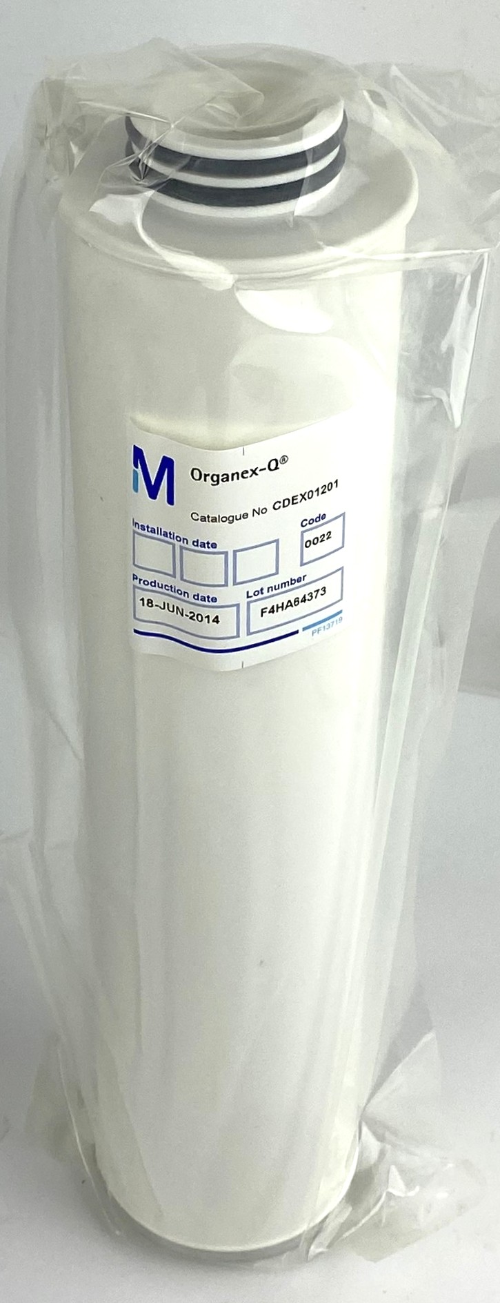 New Open Box Millipore Organex-Q Filter Cartridge