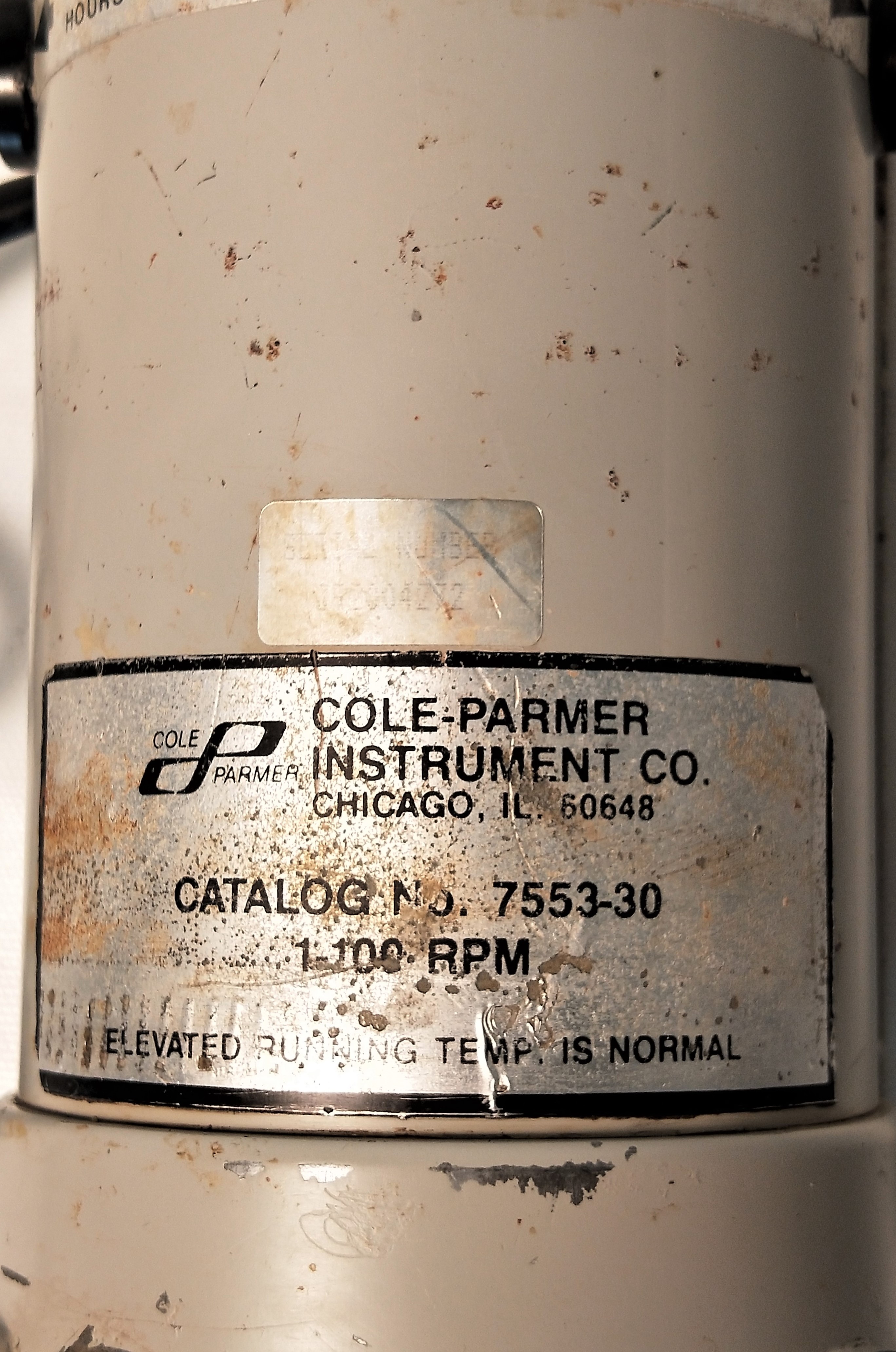 Used Cole-Parmer Masterflex 7553-30 Pump Drive with Solid State Speed Control (1-100rpm)