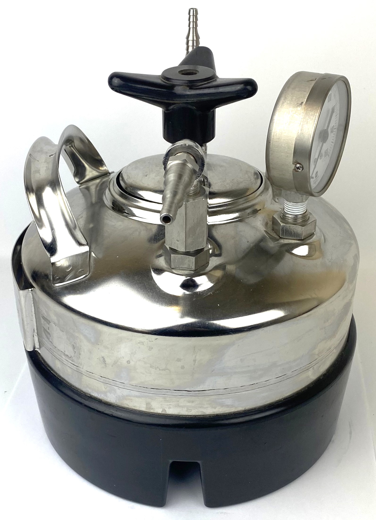 New Open Box Alloy Products Stainless Steel 100psi Pressure Vessel (5L)