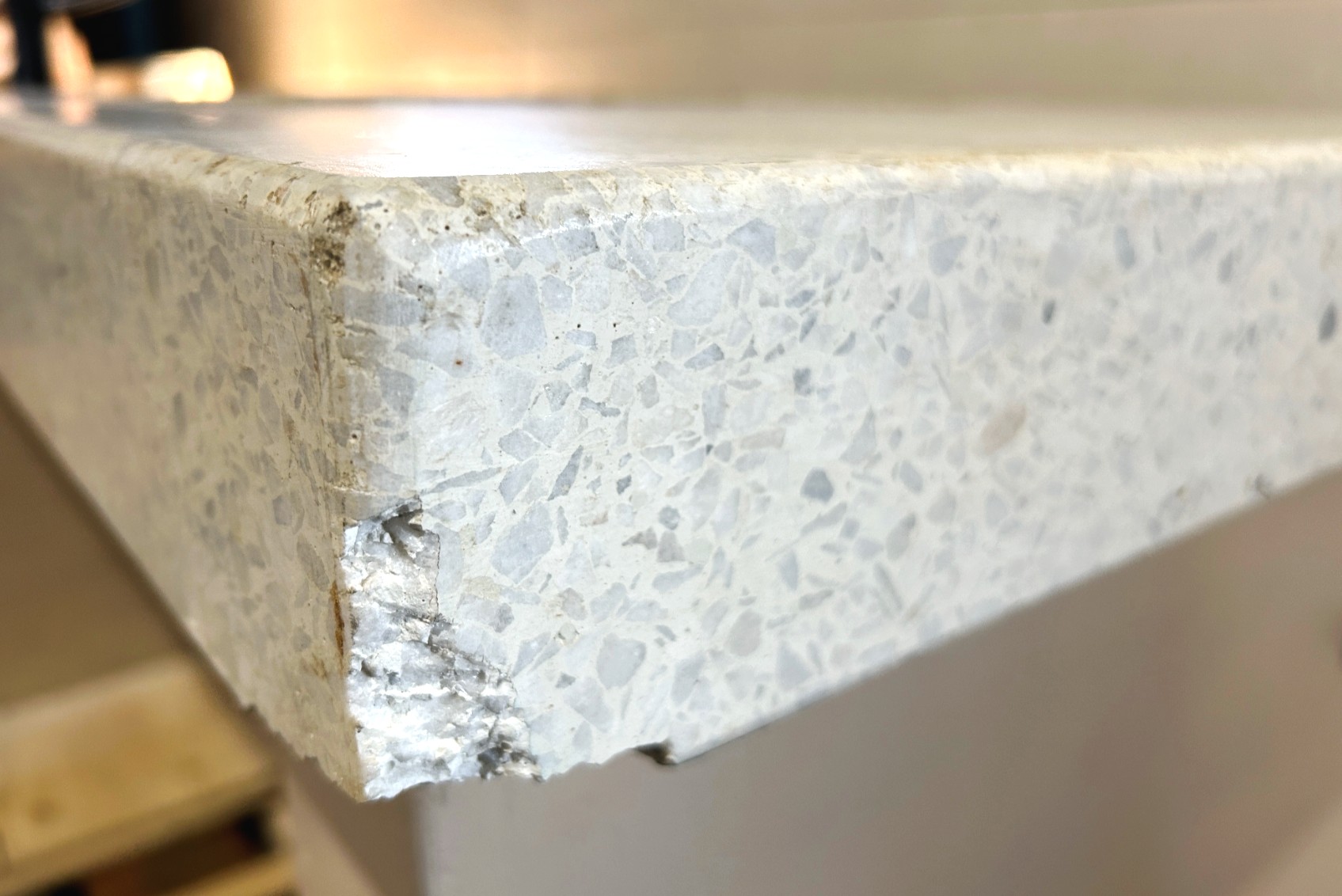 Used Marble Balance Table (60"W x 24"D x 28.5"H)