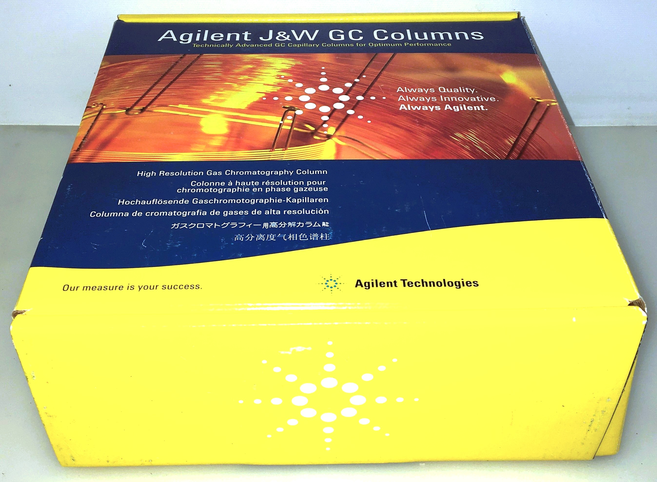 New Open Box Agilent HP-1/SIMDIST (19015Z-221) Capillary Column (15M x 0.53mm x 0.15µm)