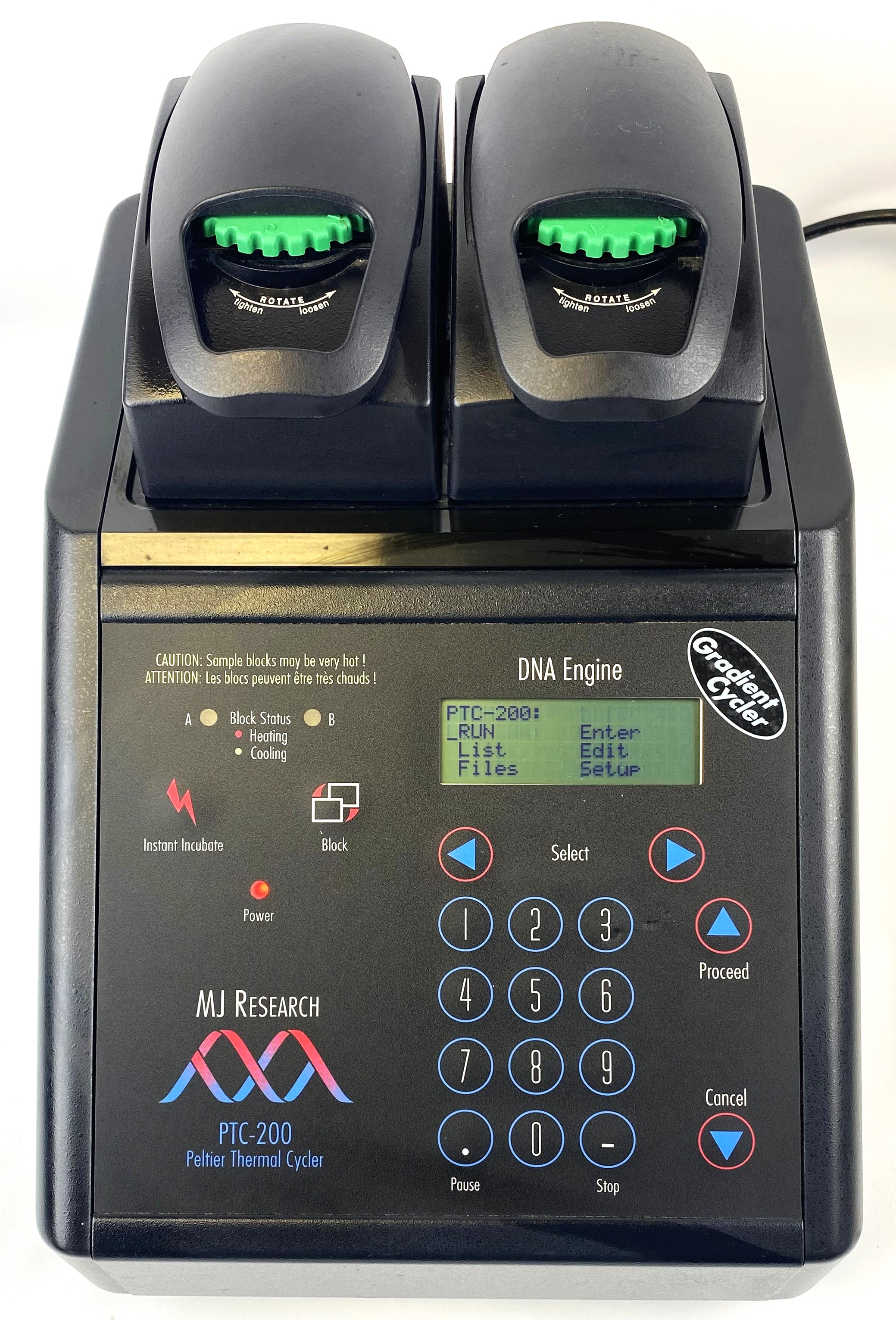 Used MJ Research PTC-200 Thermal Cycler with Alpha Unit Block Assembly