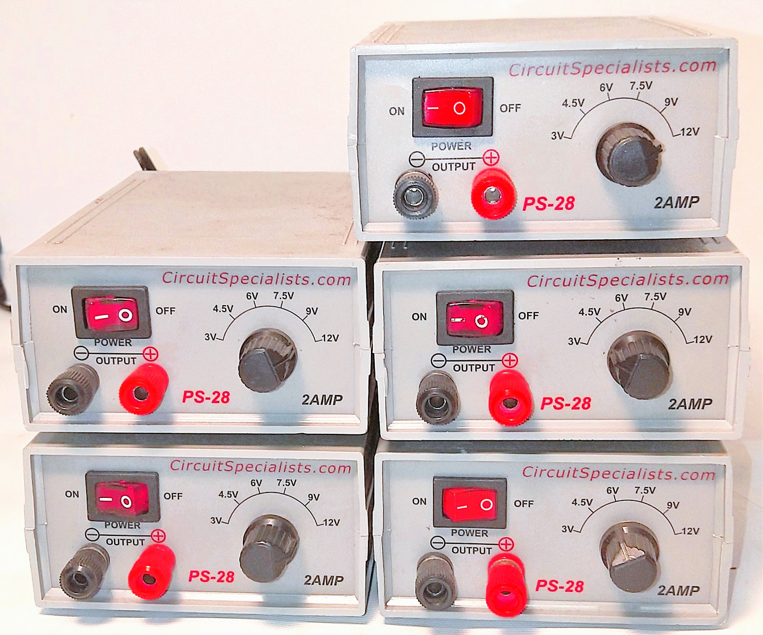 Used Circuit Specialists PS-28 Multi-Output Power Supply (3-12V)