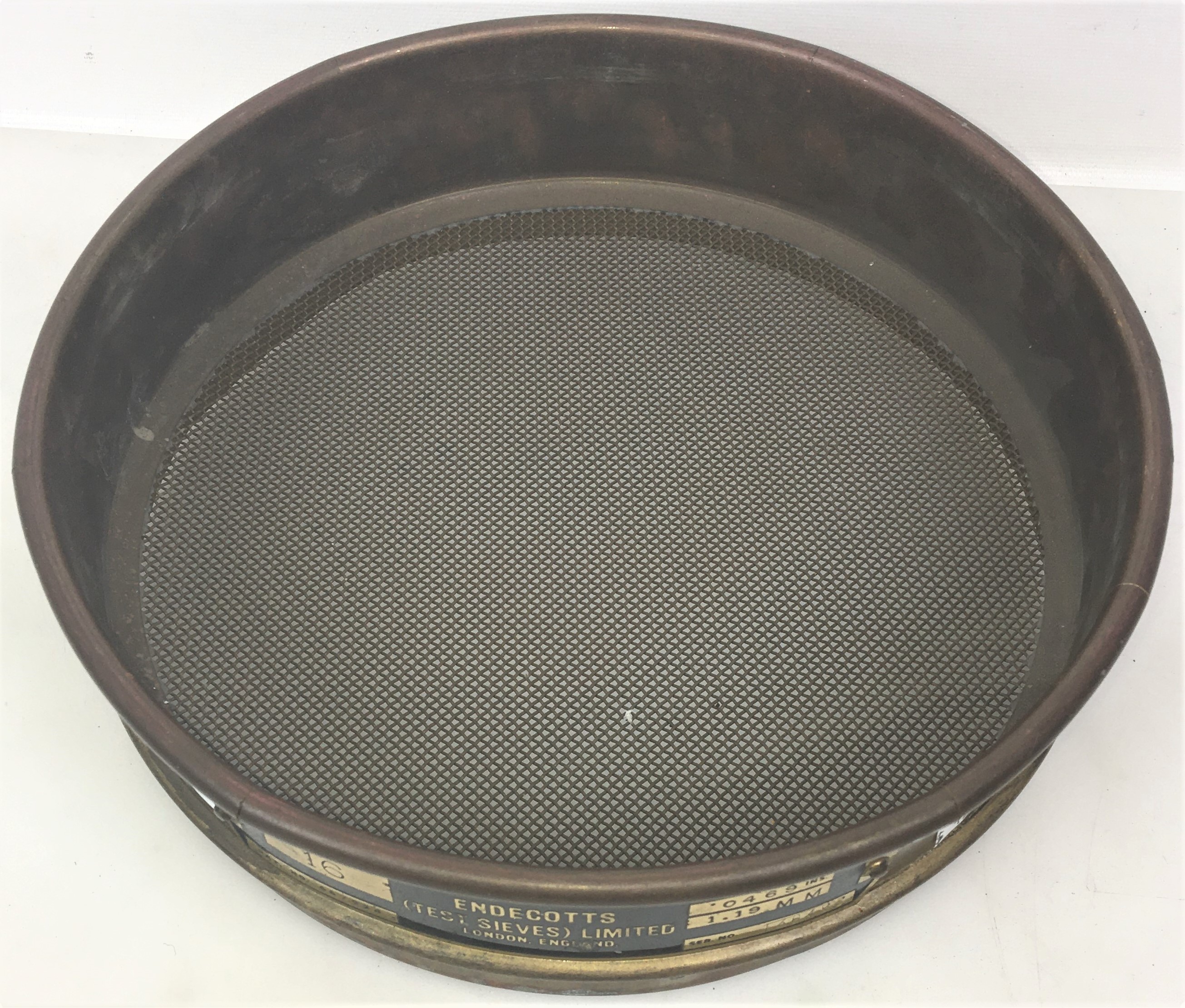 Used Endecotts Brass Sieve Kit - 8" Diam (Set of 6)