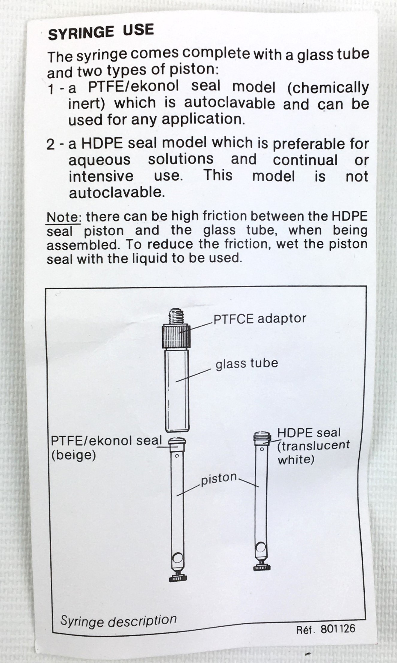Used Gilson 10WSC Piston Pump Head for HPLC (10 mL/min - Flushable)