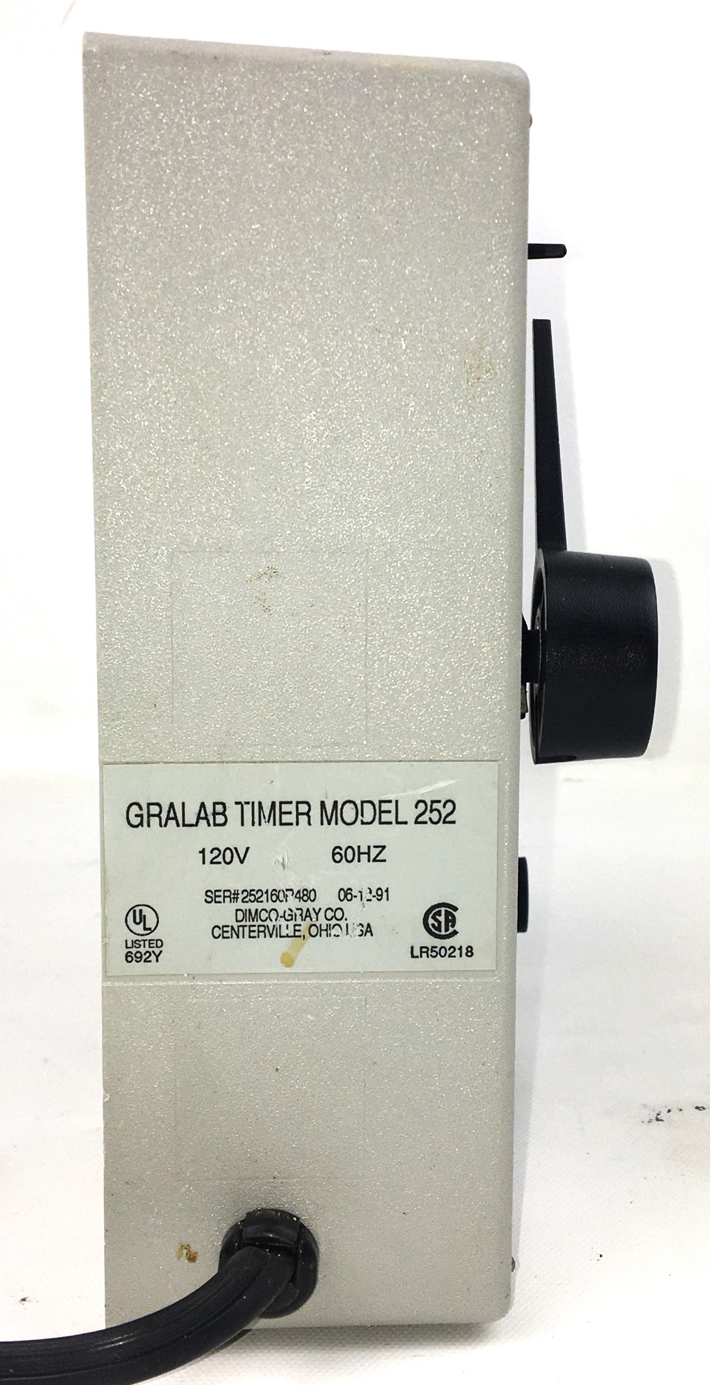 Used GraLab Model 252 15-Minute Timer