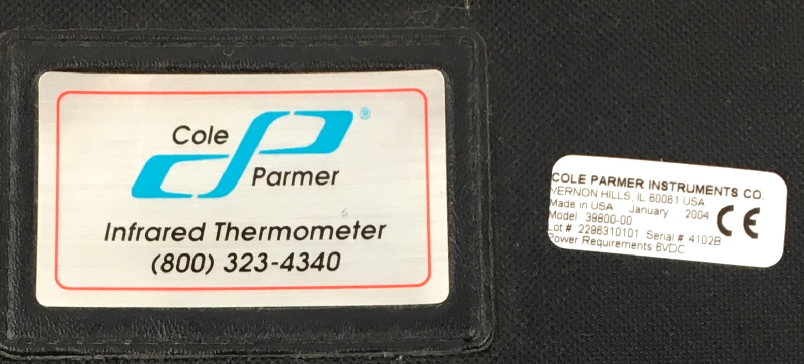 Used Cole-Parmer 39800 Digital Infrared Thermometer
