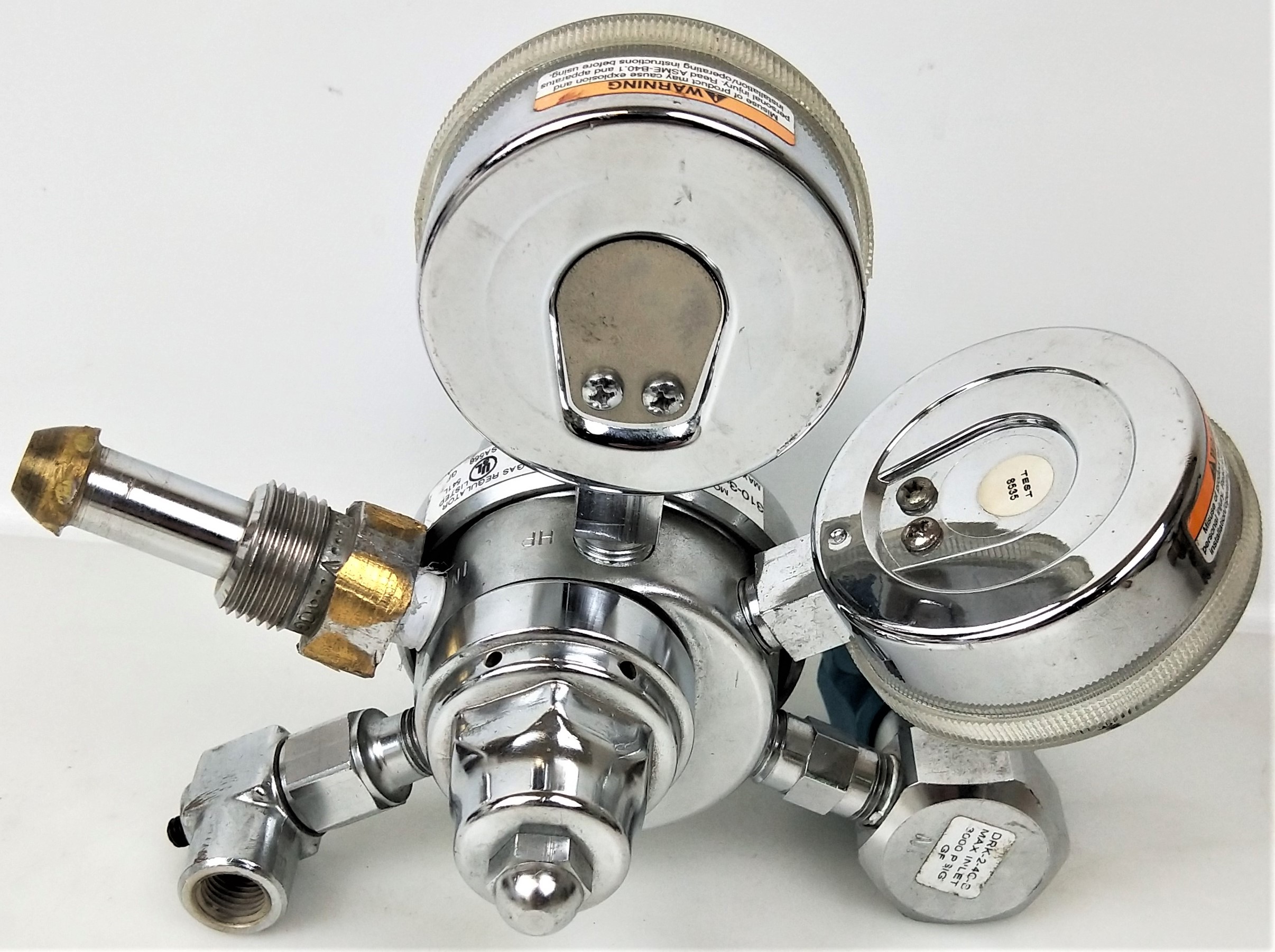 Used Airgas 310-3-580-V Dual Stage High Purity Regulator - CGA 580