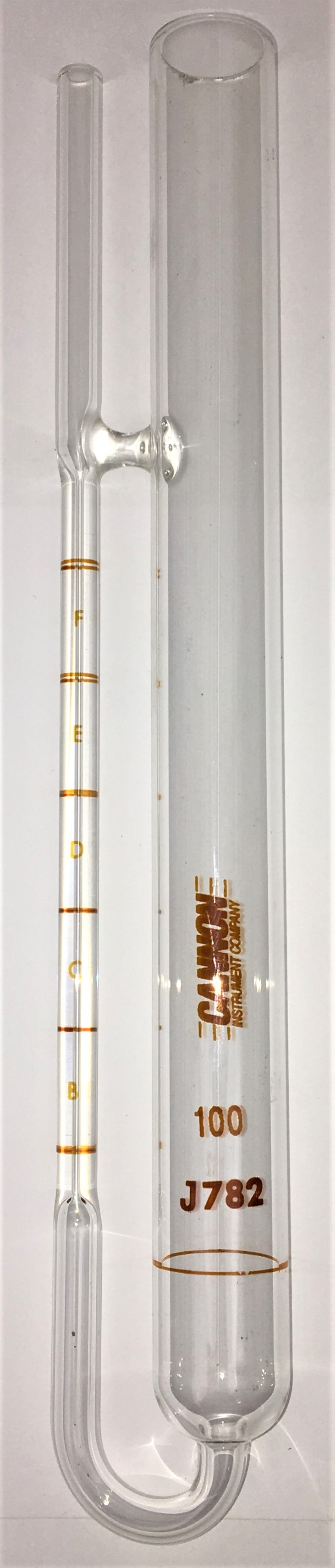 New Open Box Cannon AIVC-100 (9724-R60) Asphalt Institute Vacuum Viscometer Tube (Size 100)