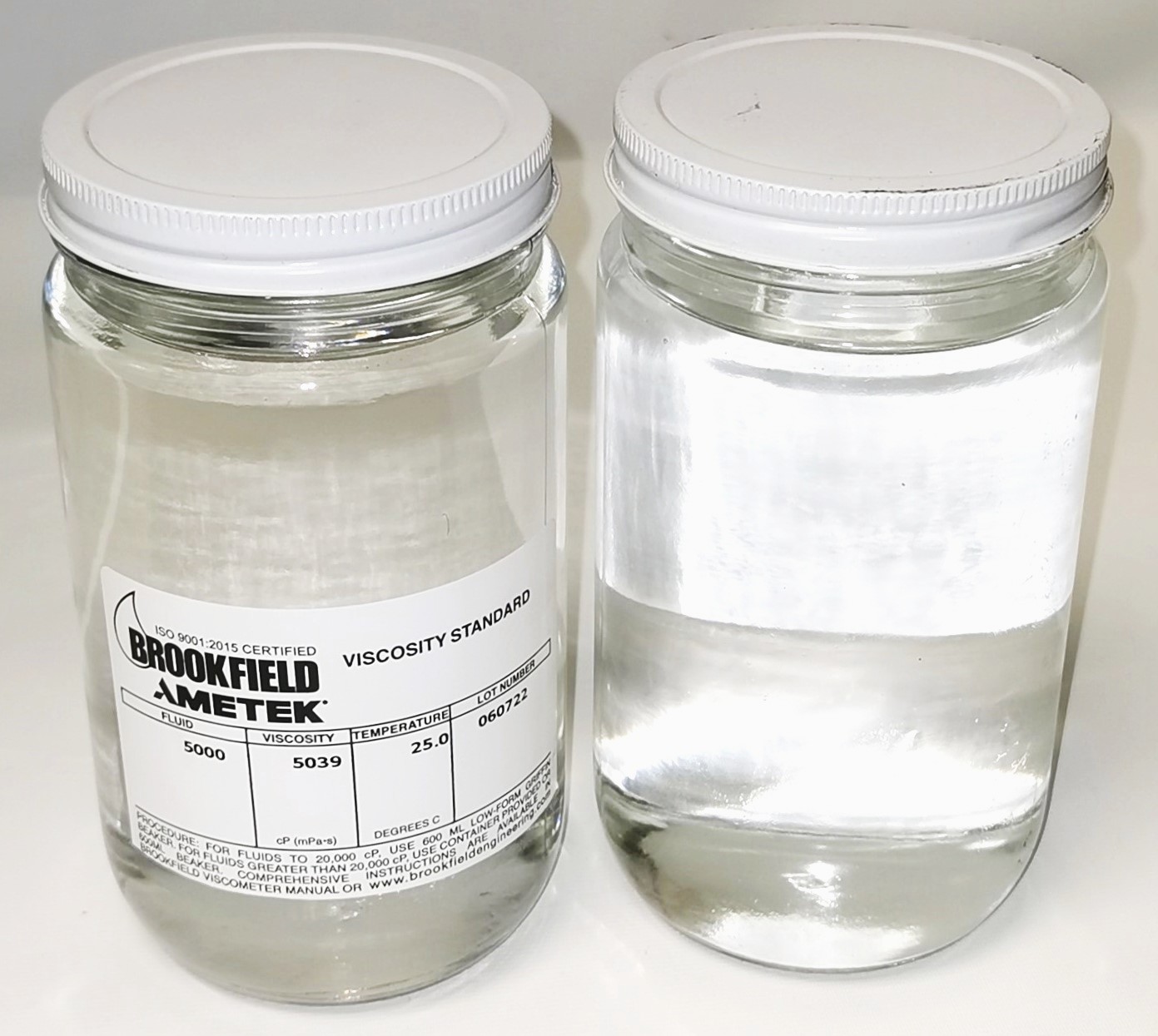 New Brookfield #5000 Viscosity Standard (5,000cp)