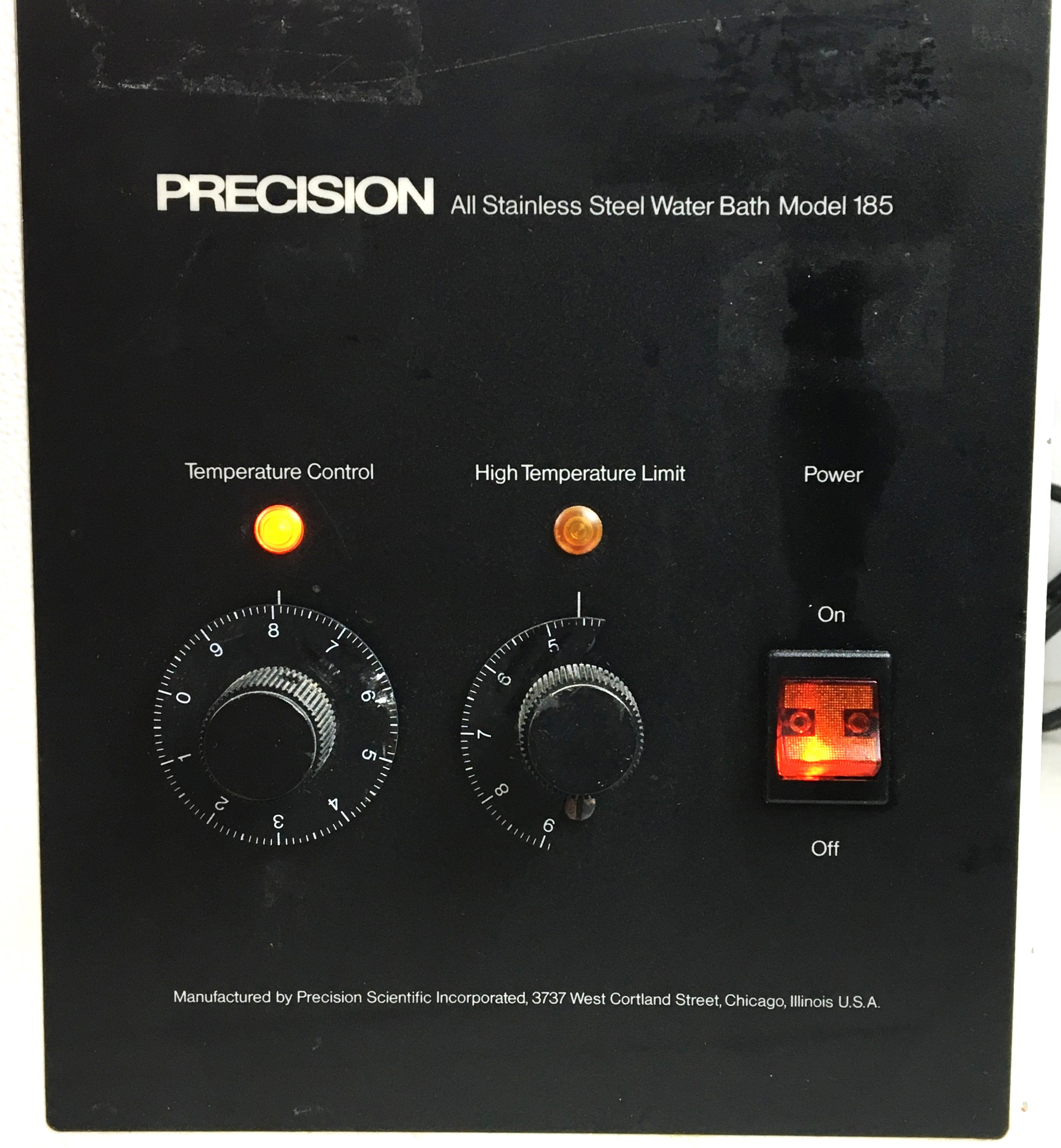 Used Precision 185 (66562) Water Bath (18L)