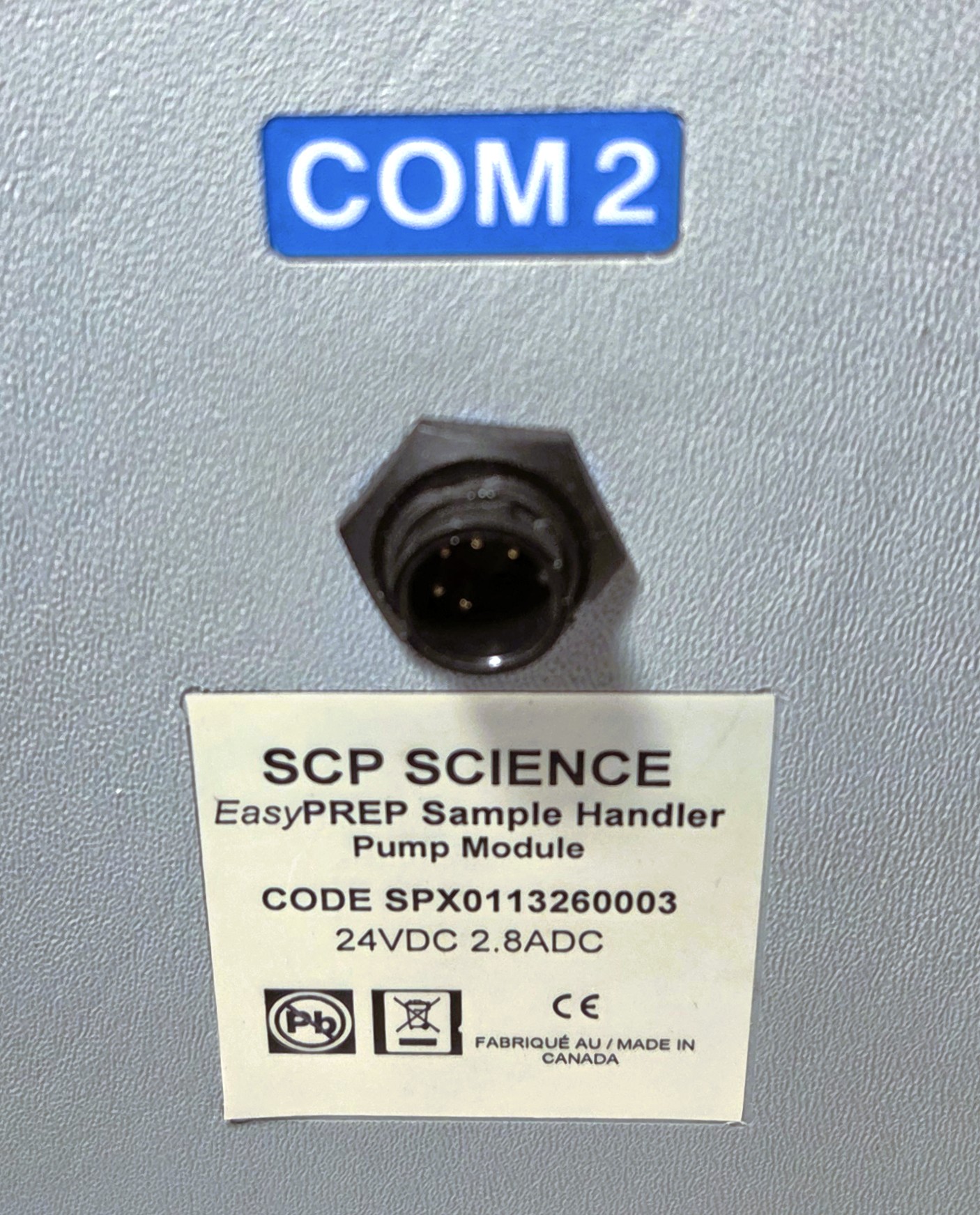 Used SCP EasyPrep SH Sampling System