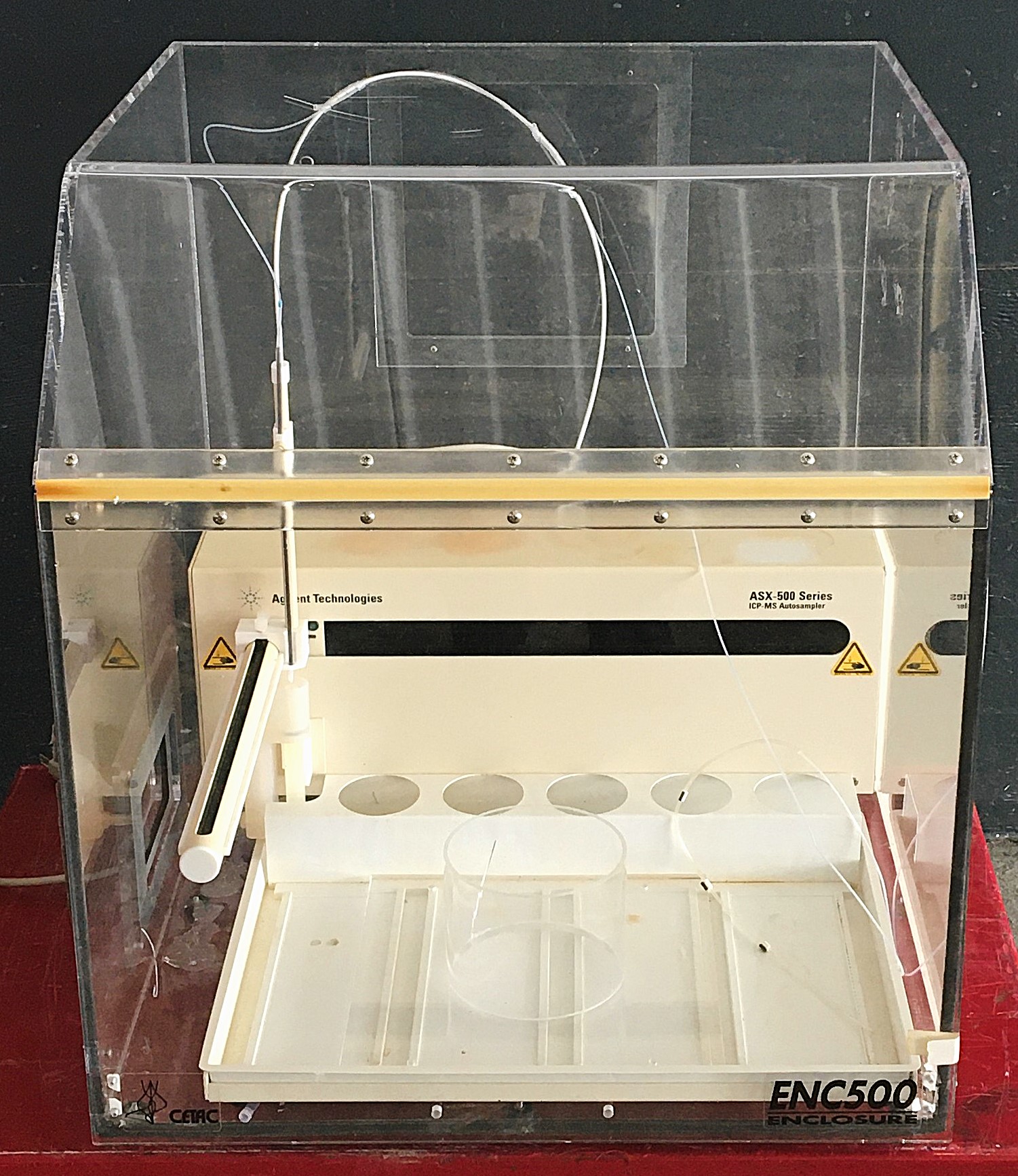 Used CETAC ASX-520 Random Access Autosampler with ENC-500 Enclosure