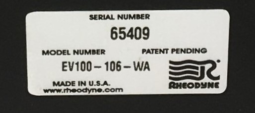 Used Waters (Rheodyne) EV-100-106-WA Low Pressure Selector Valve