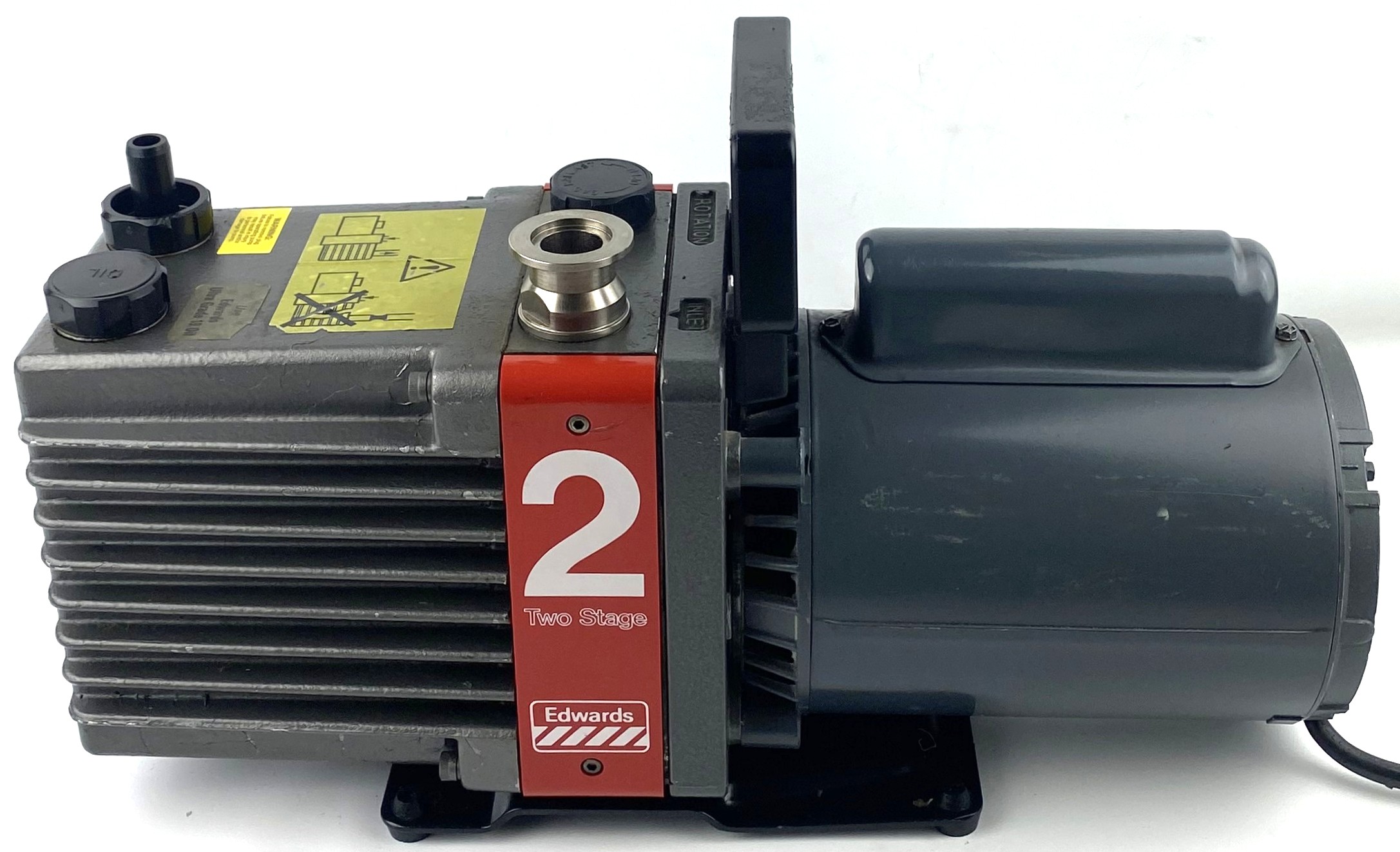 Used Edwards E2M5 Rotary Vacuum Pump (3.9cfm)