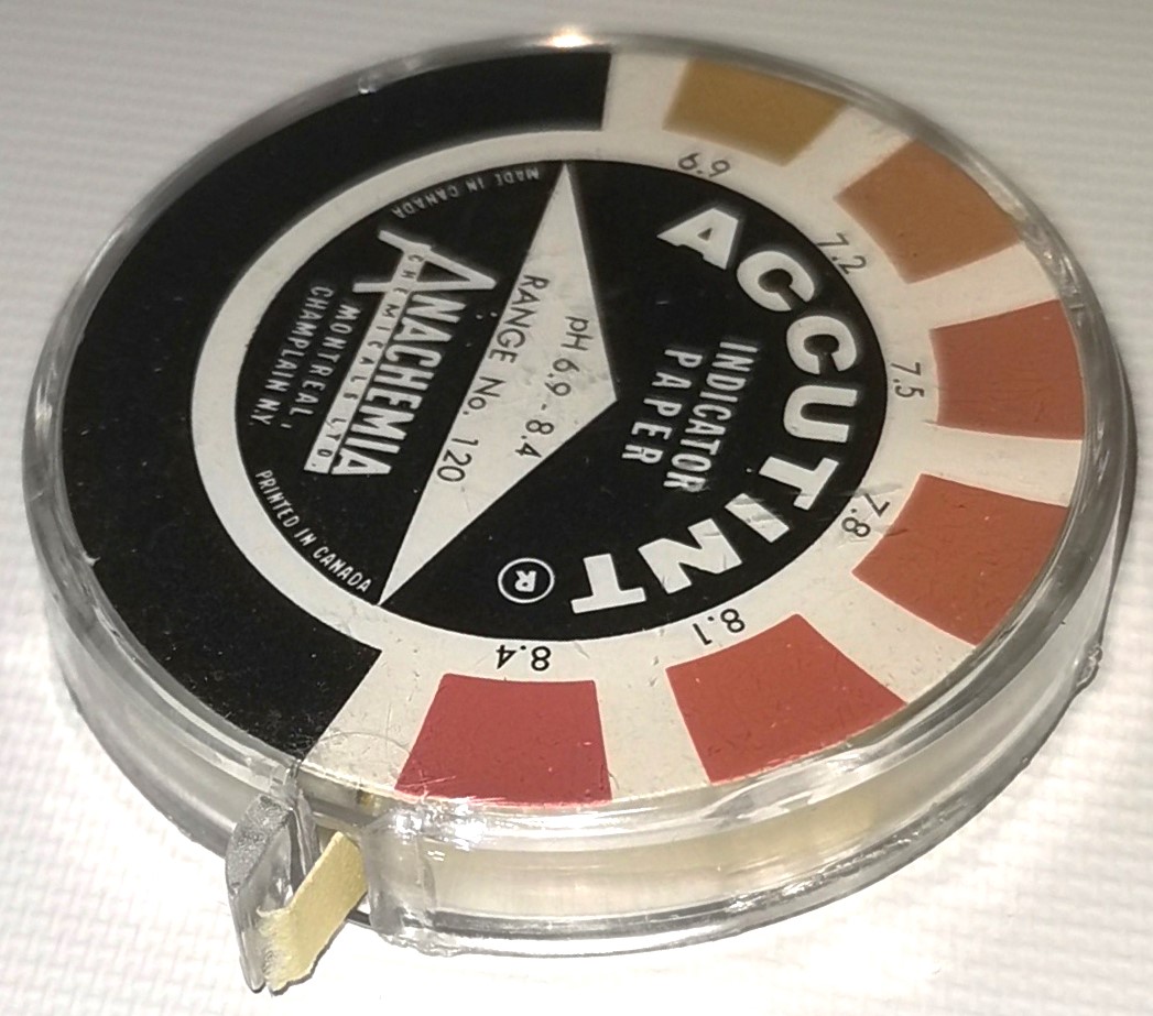 New Open Box Anachemia AccuTint 120 pH Indicator Paper (pH 6.9 to 8.4)