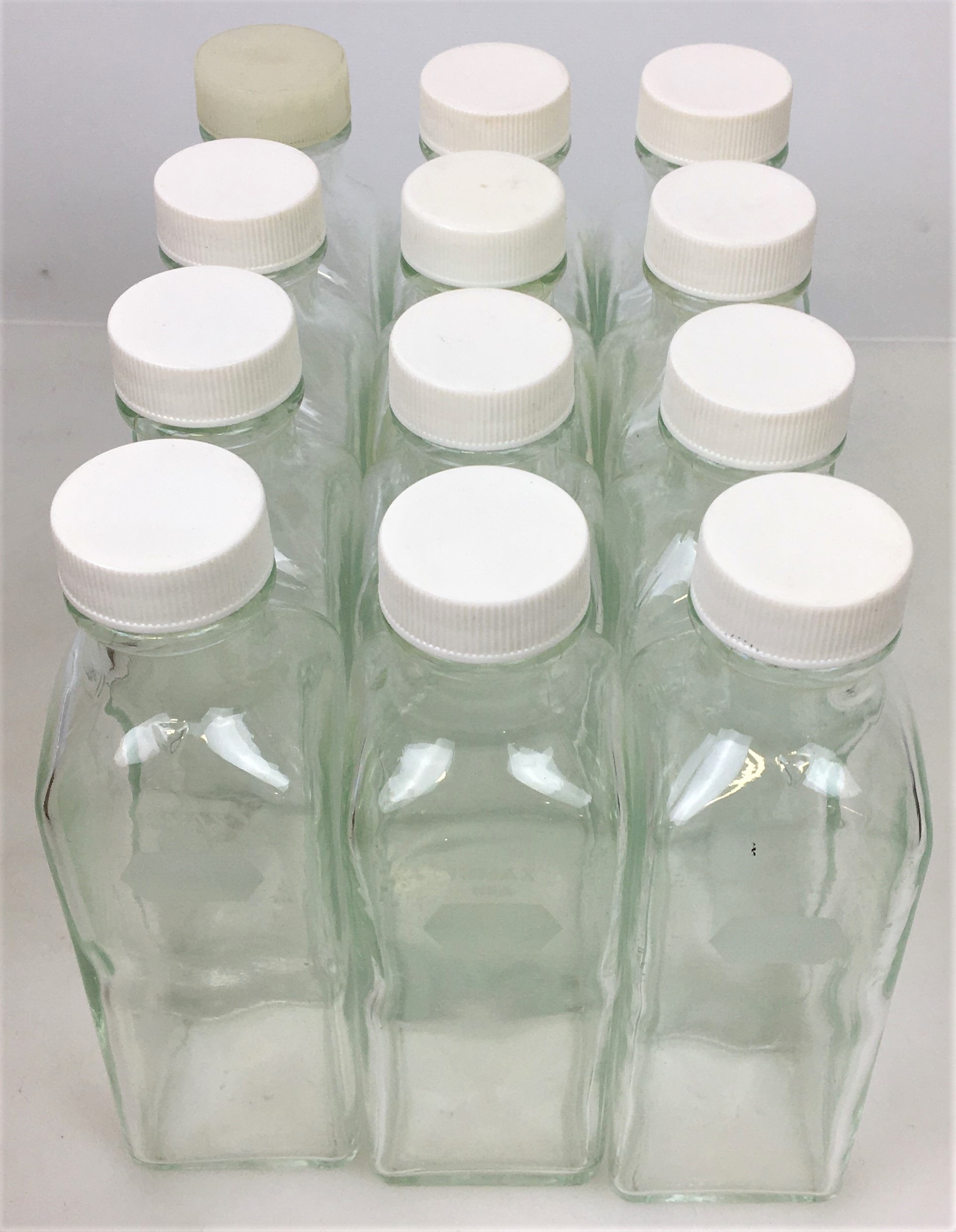 Used Corning PYREX 1367 and Kimble 14915 Milk Dilution Bottle - 160mL