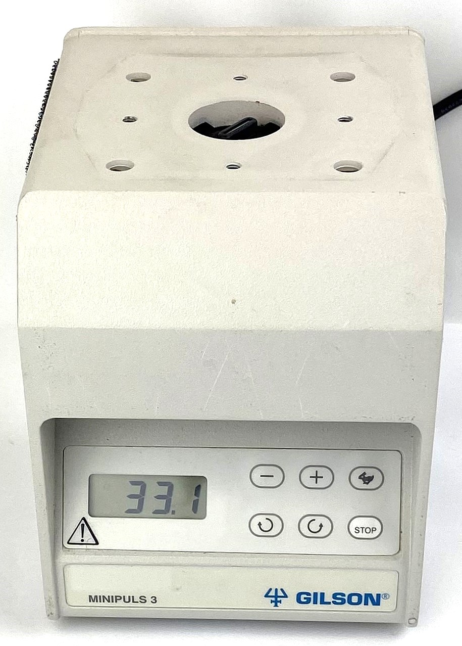 Used Gilson Minipuls 3 Peristaltic Pump