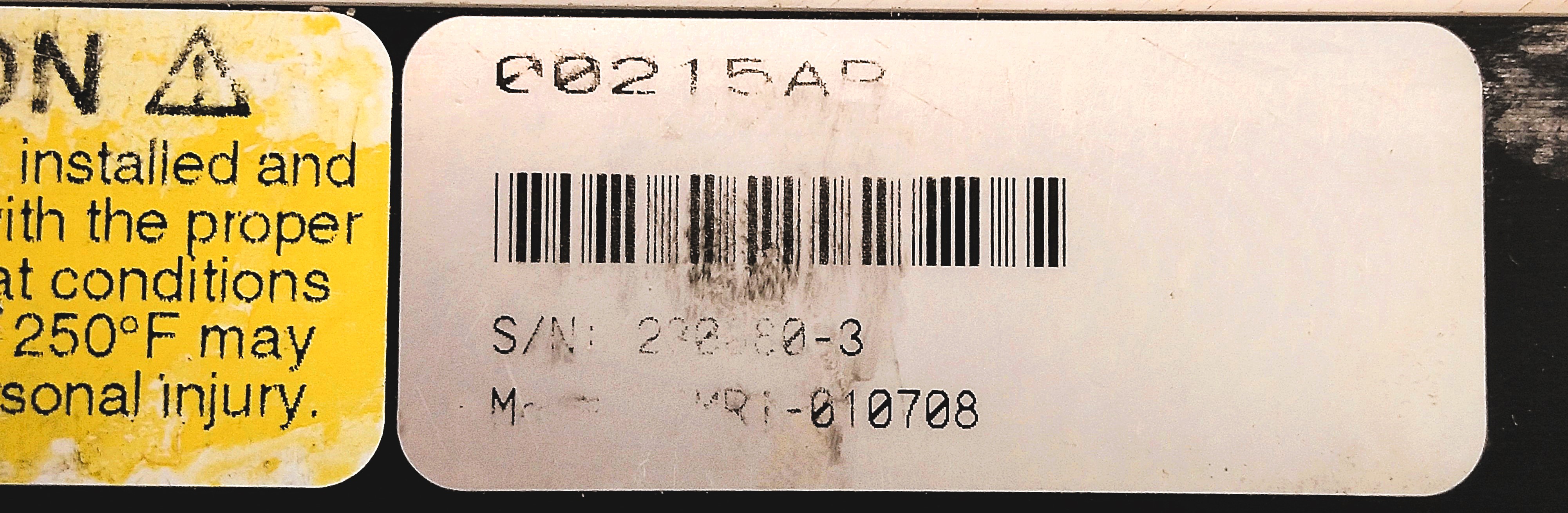 Used Cole-Parmer PMR1-010708 Variable Area Flow Meter (100mL/min)