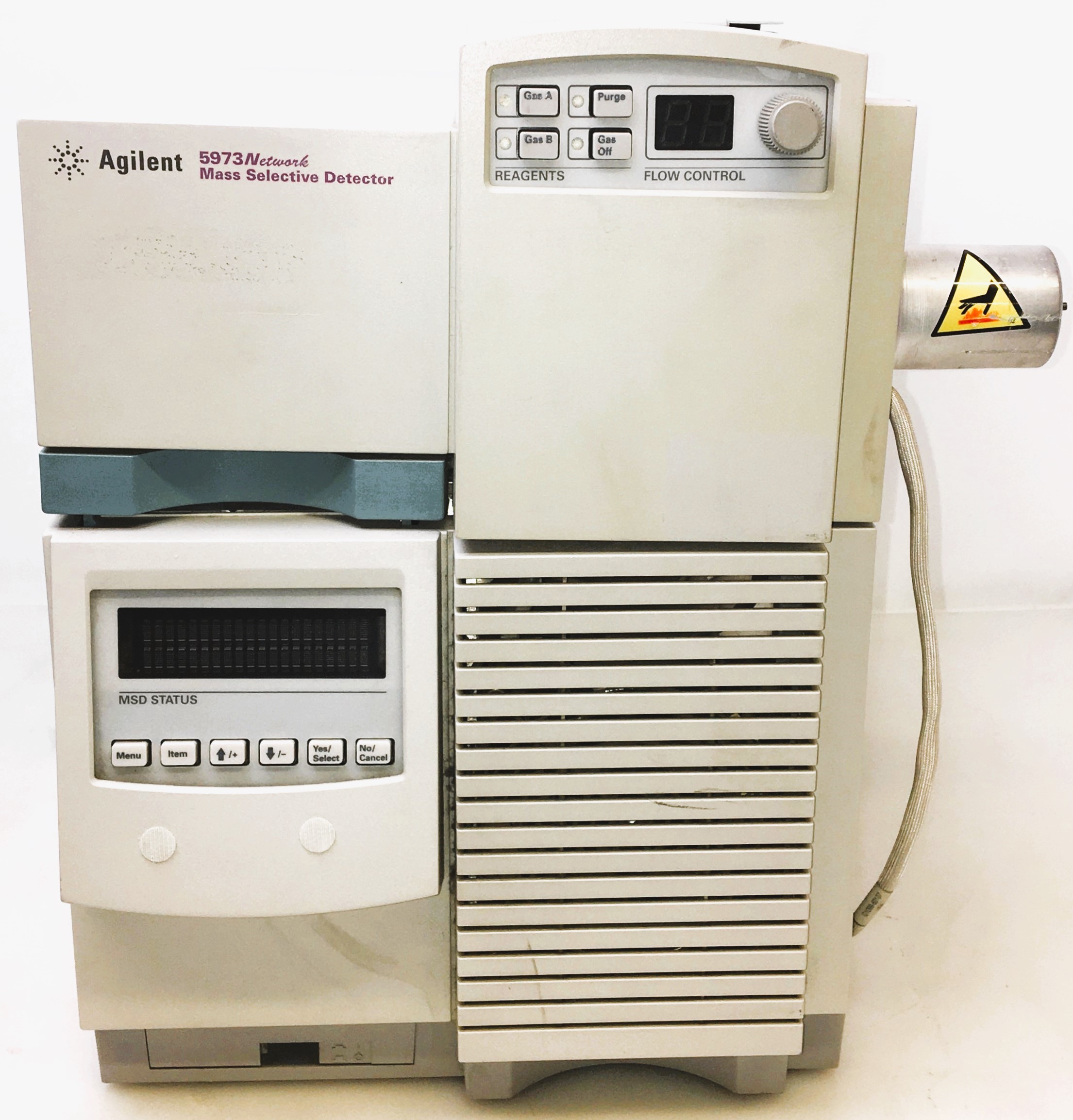 Used Agilent 5973N Network MS Detector with G59864B Ionization Gauge Controller