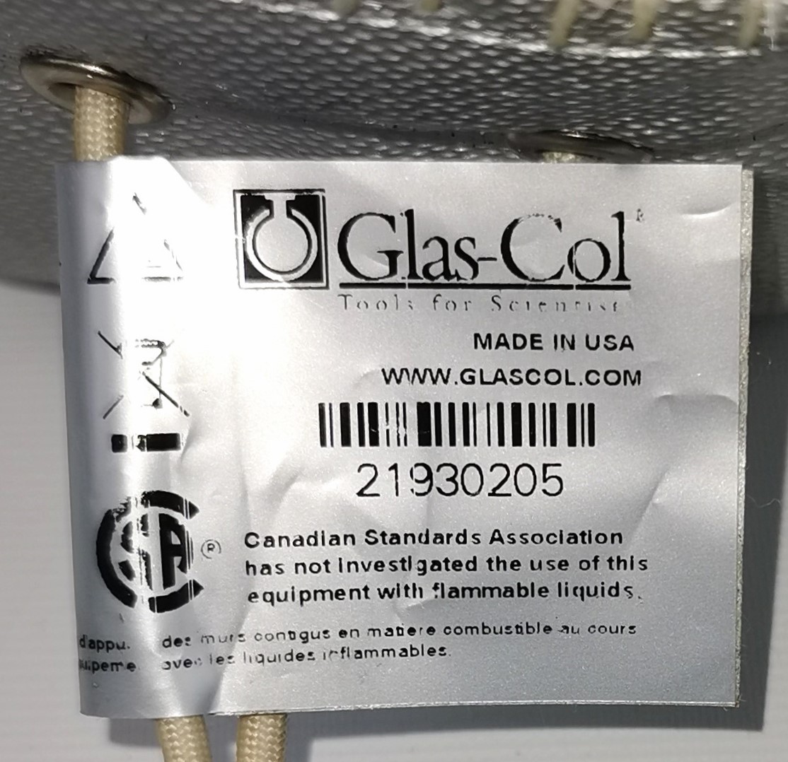 Used Glas-Col 100A O406 Heating Mantle - 500mL