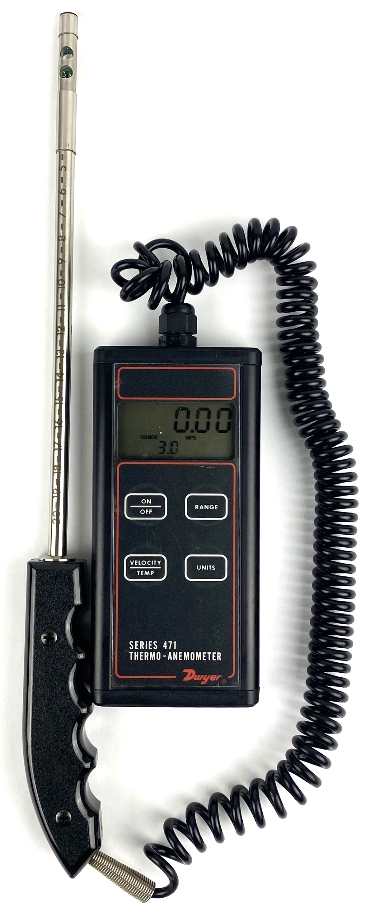 Used Dwyer Series 471 Thermo-Anemometer