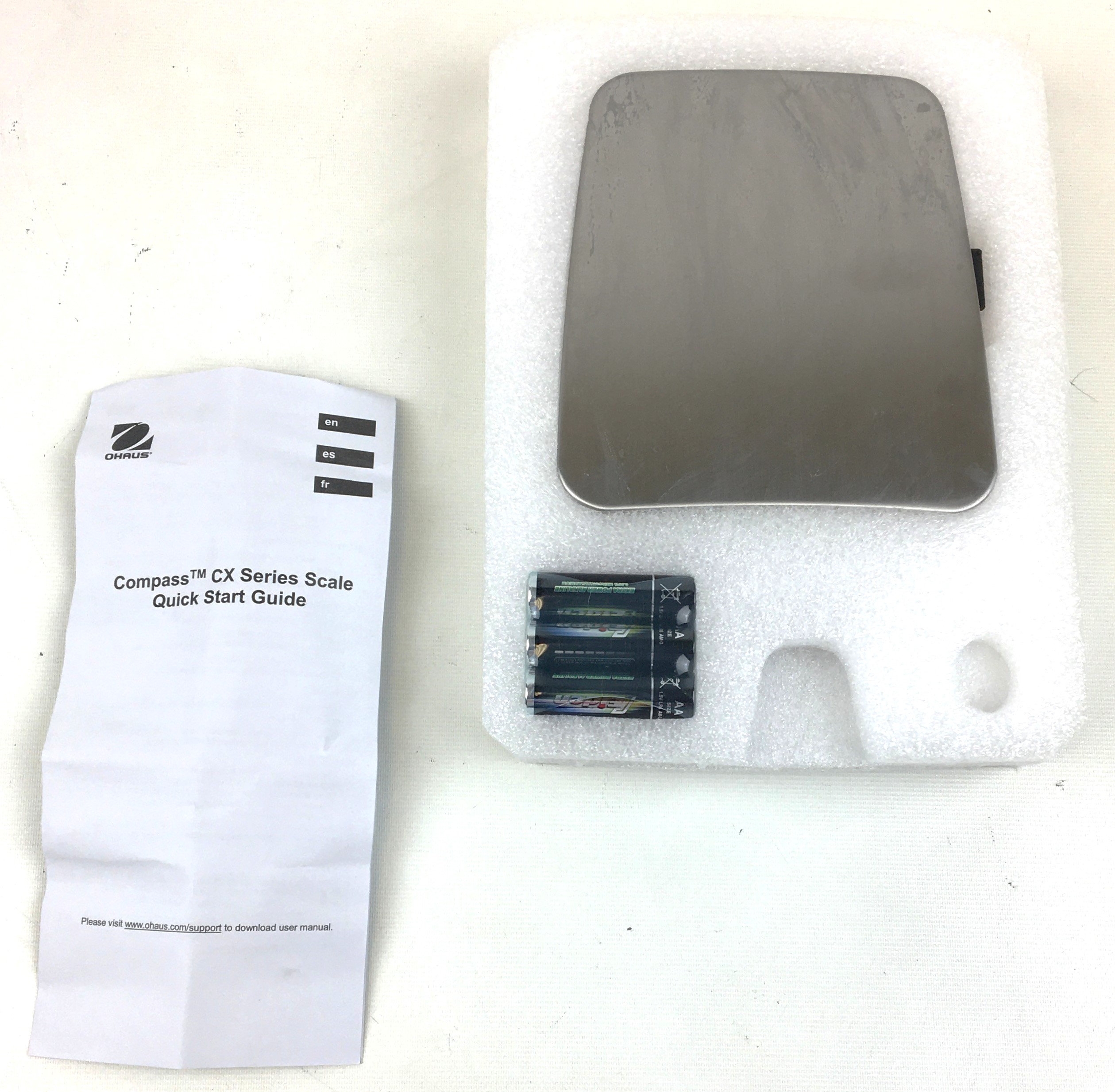 New Open Box Ohaus Compass CX1201 Portable Balance (1200g x 0.1g)