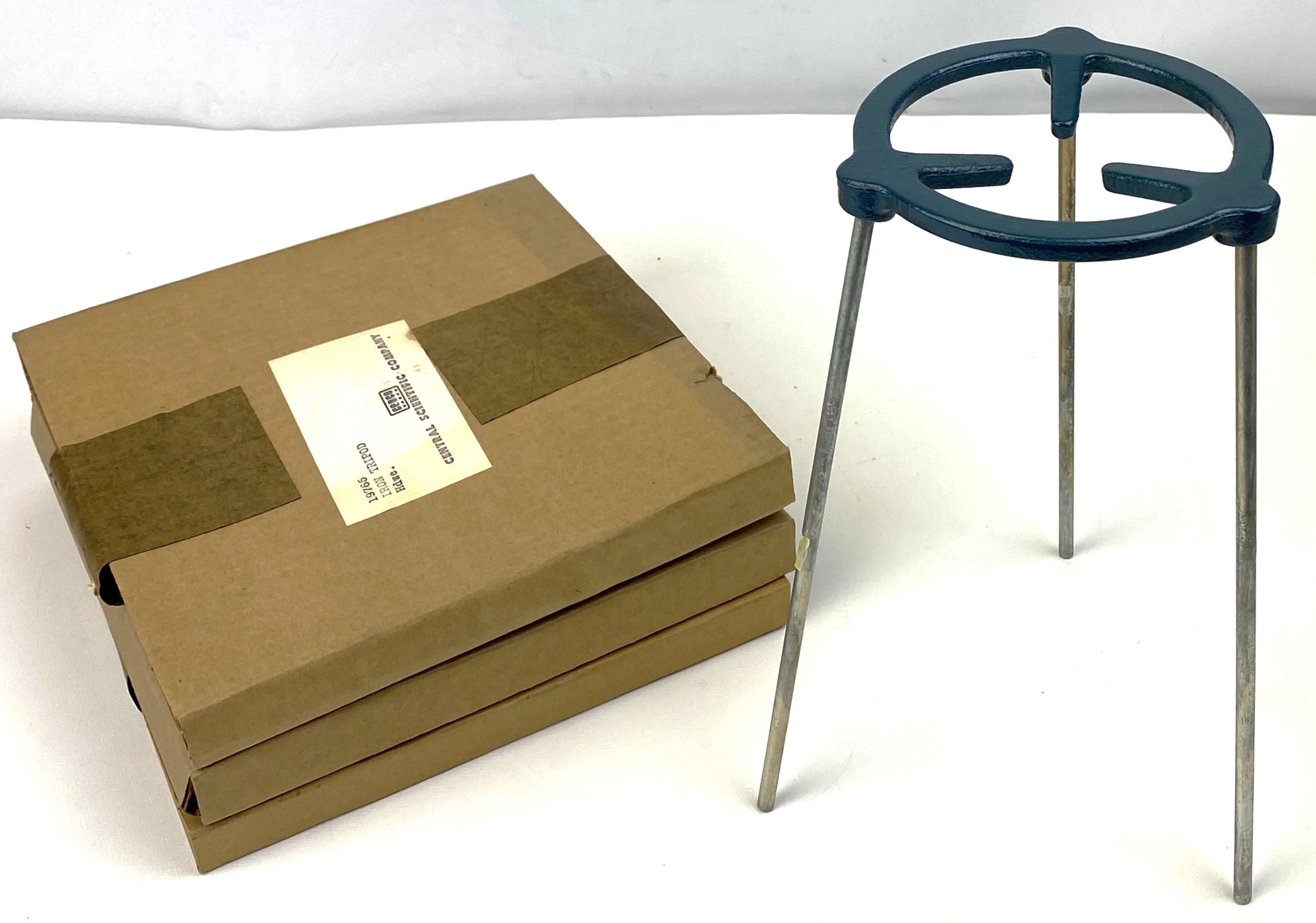 New Open Box Cenco 19765 Iron Tripod Support