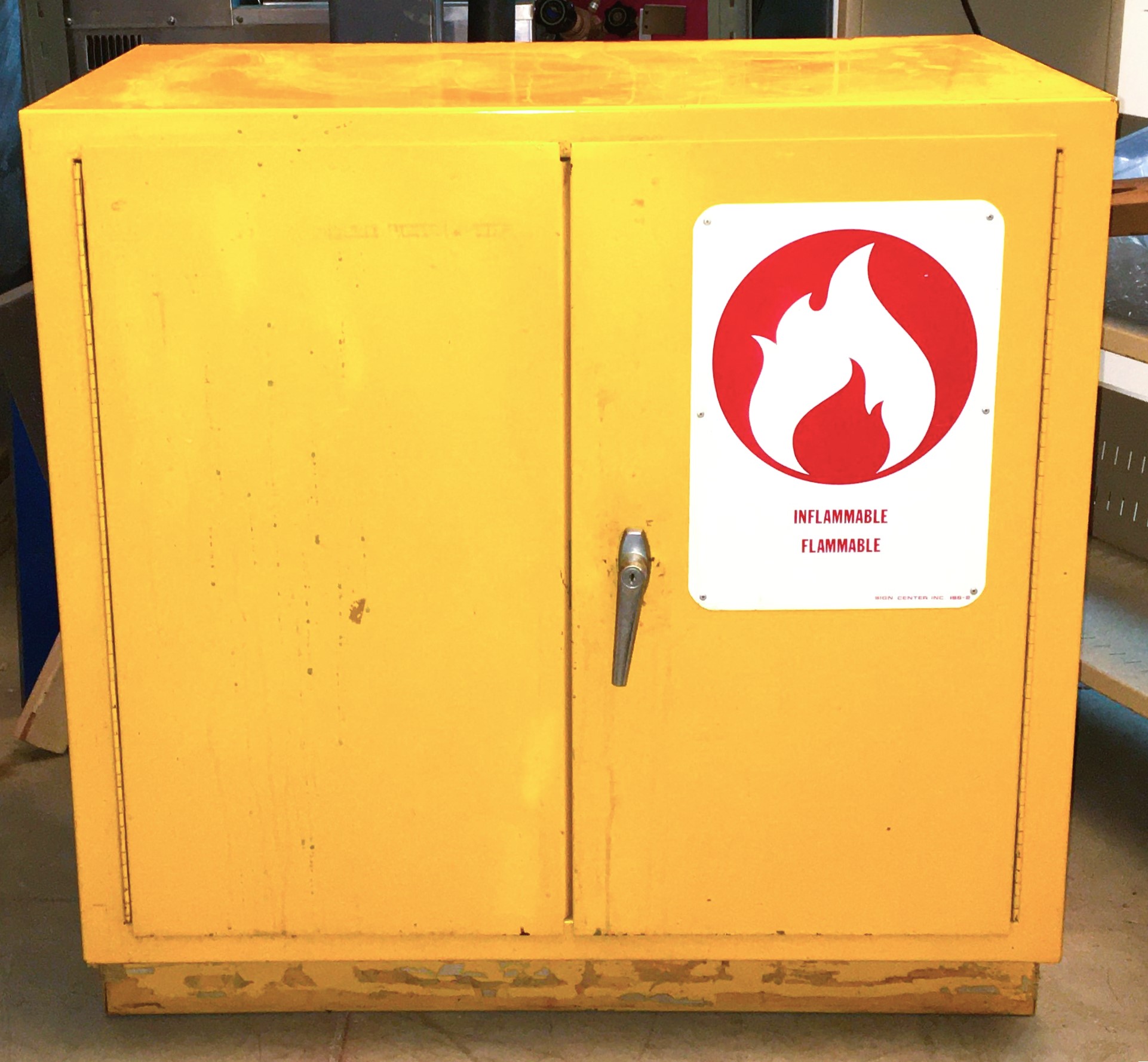 Used Undercounter Flammable Storage Cabinet (22 Gallon)