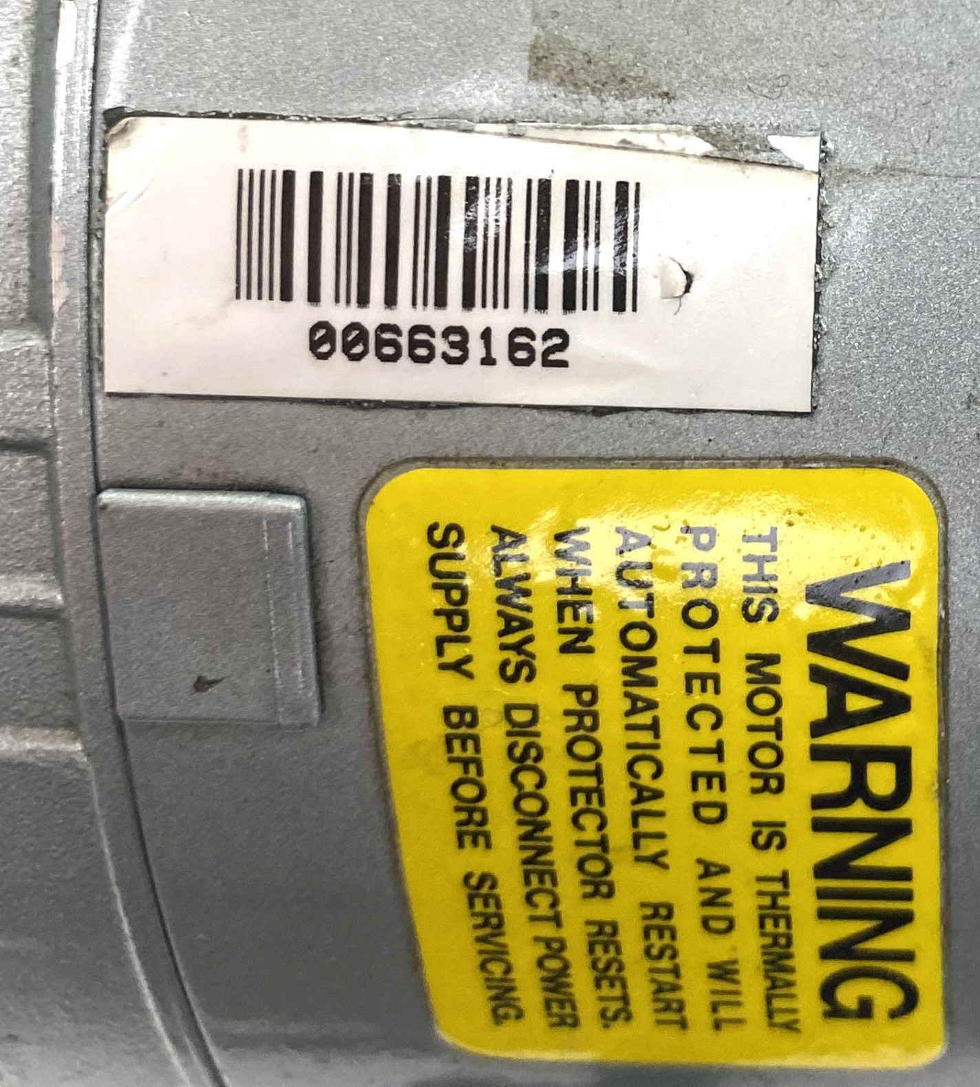 Used Gast G180GDX Lubricated Rotary Vacuum Pump (4.5 cfm)