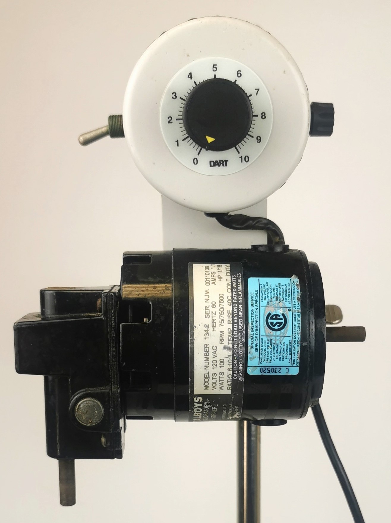 Used Talboys T-Line 134-2 Overhead Stirrer with Stand