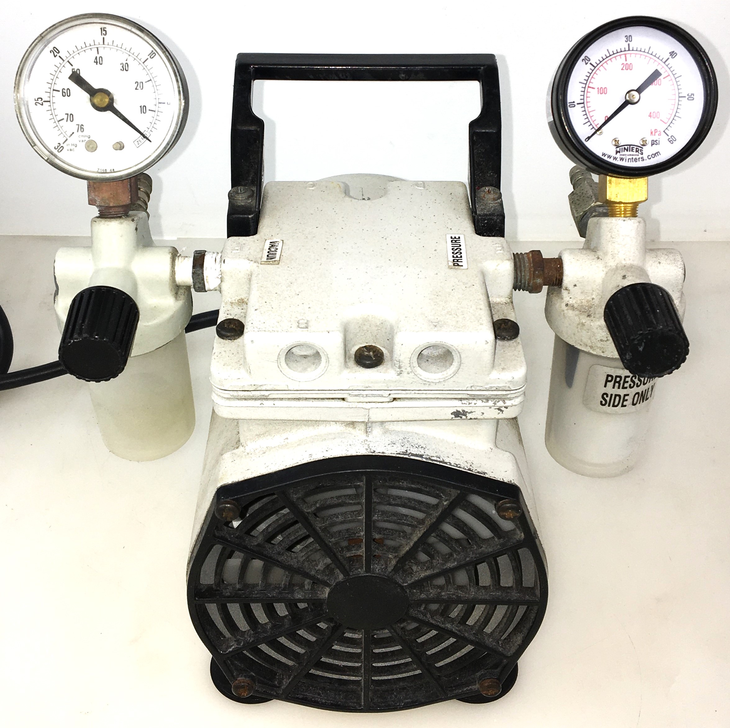 Used Welch 2522B-01 Oil-Free Piston Vacuum Pump - 25.6"Hg