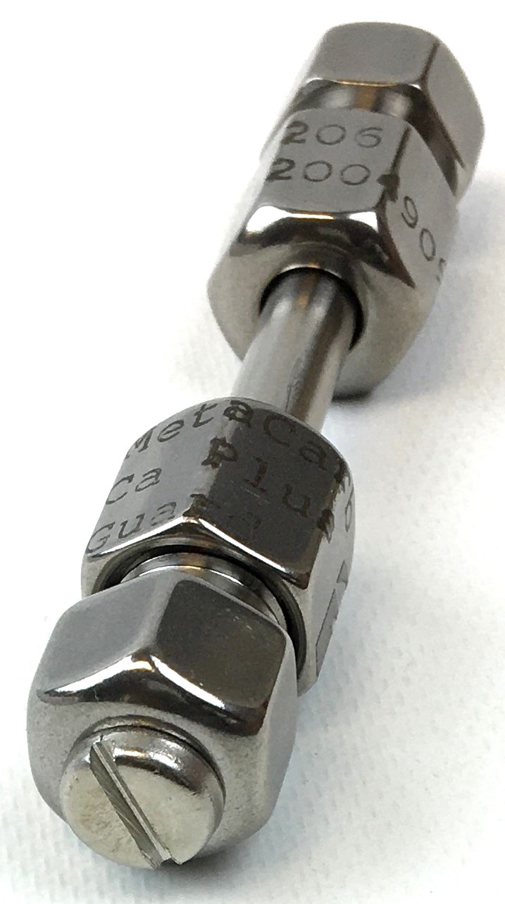 New Open Box Agilent MetaCarb Ca Plus 5205 HPLC Column with 5206 Guard Column