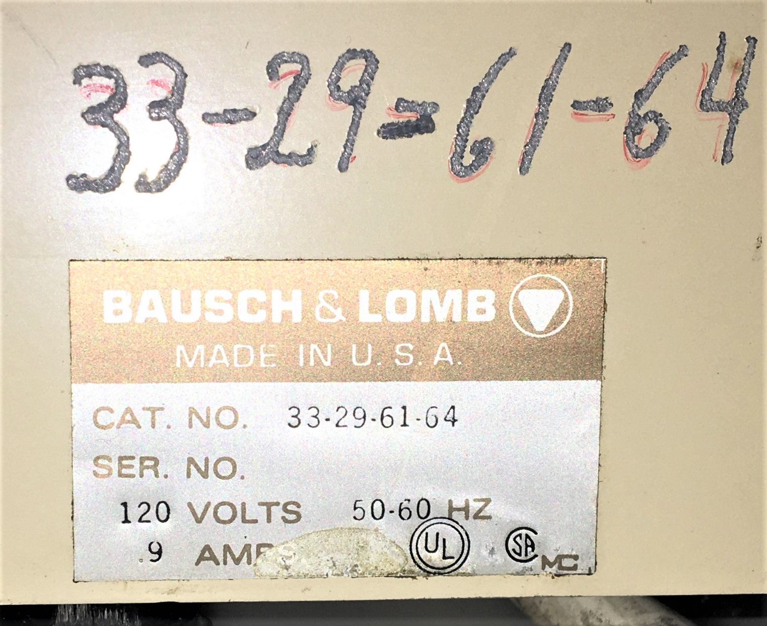Used Bausch & Lomb Spectronic 20 (33.29.61.64) Visible Spectrophotometer - 340 to 950nm