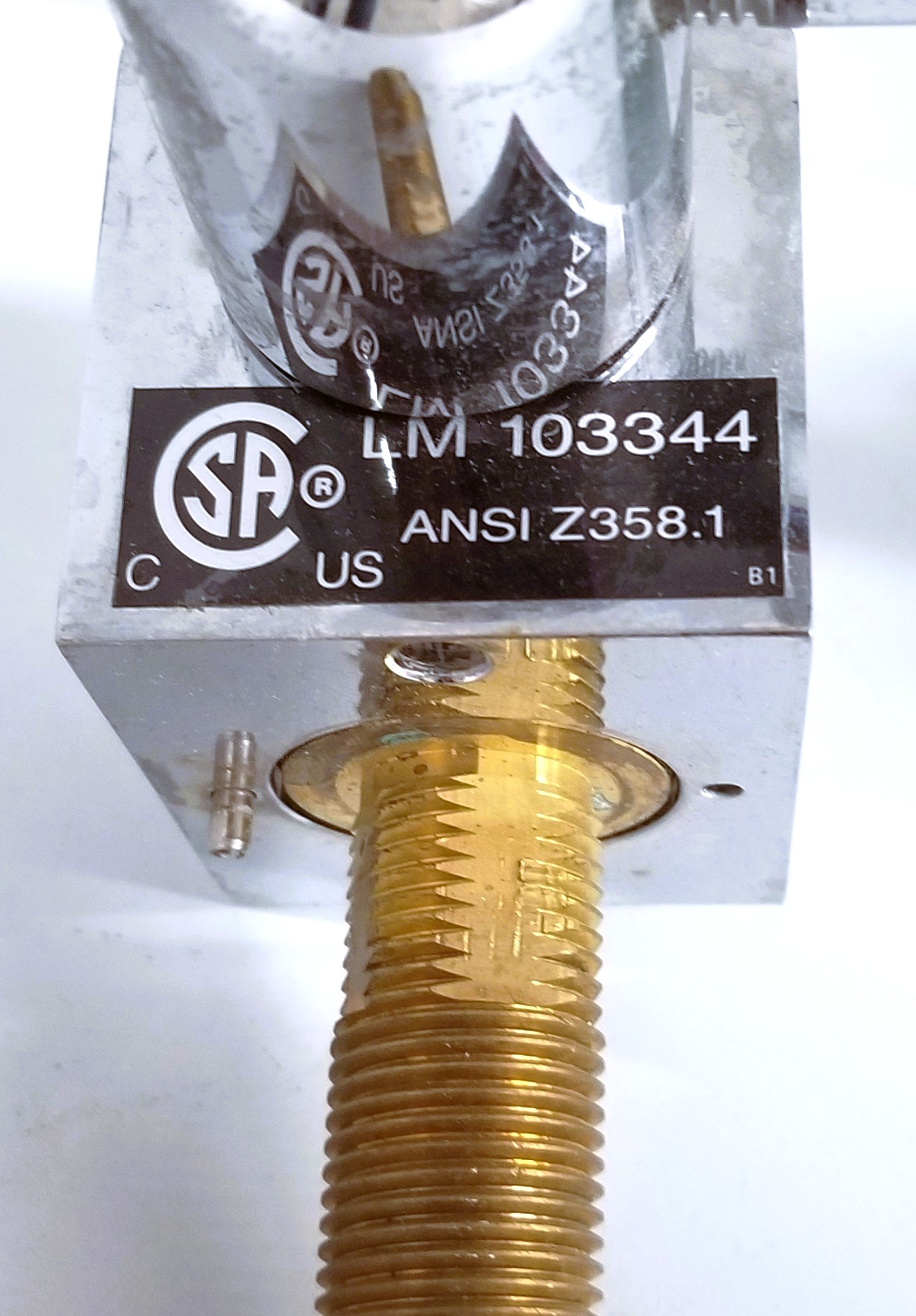 New Open Box Haws 7603 Eyewash Ball Valves for Portable Station