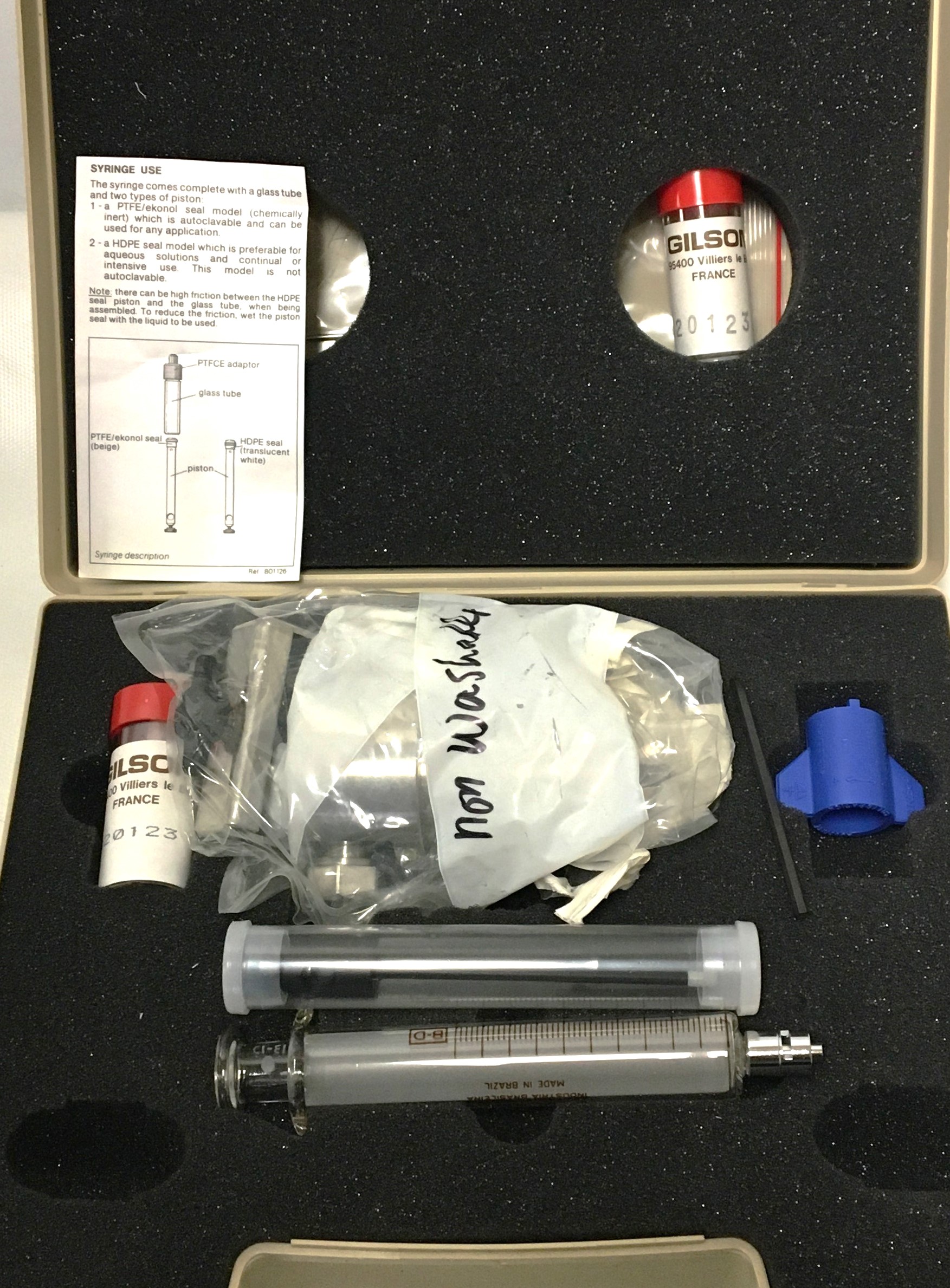 Used Gilson 10SC Piston Pump Head for HPLC (10 mL/min - 8700 PSI)